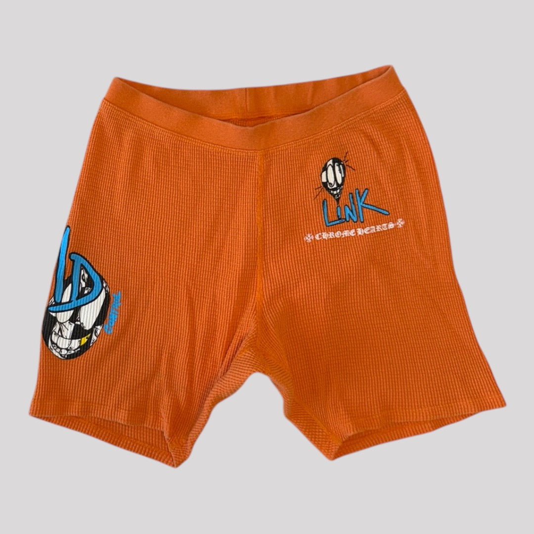 Chrome Hearts Matty Boy Graffiti Waffle Shorts