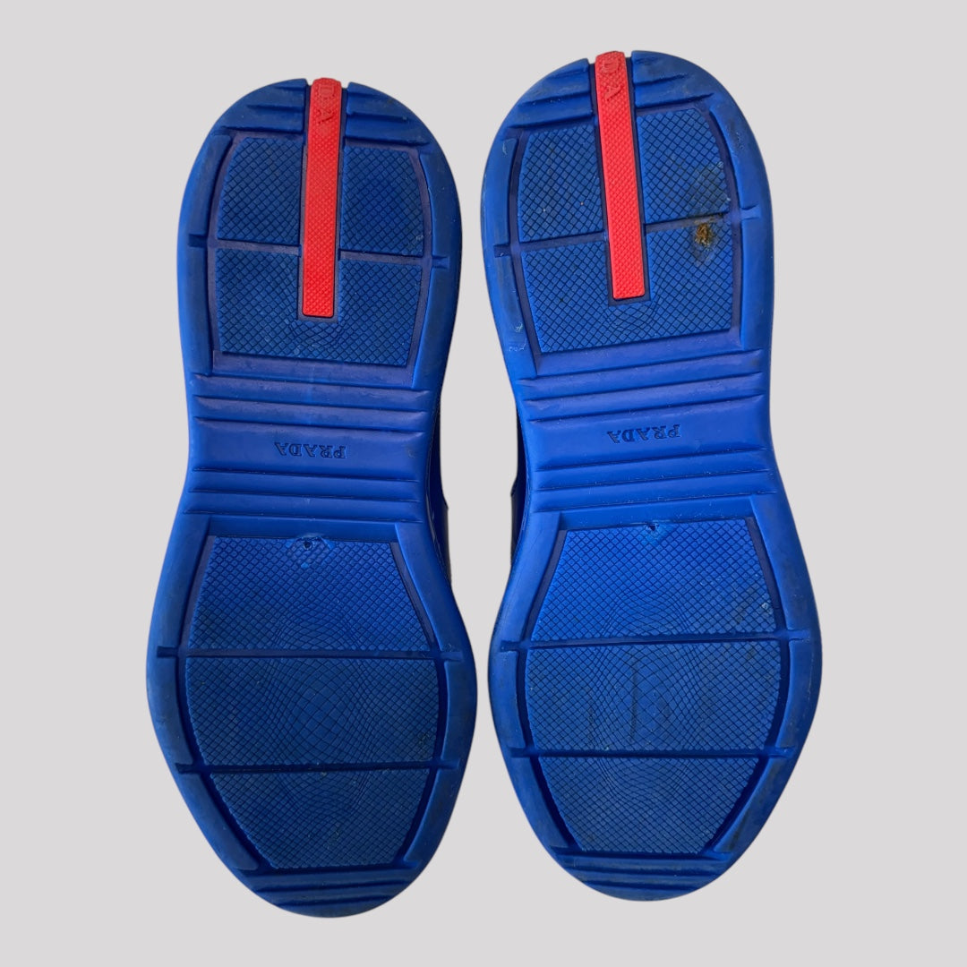 Prada America’s Cup Mixed Material Sneakers
