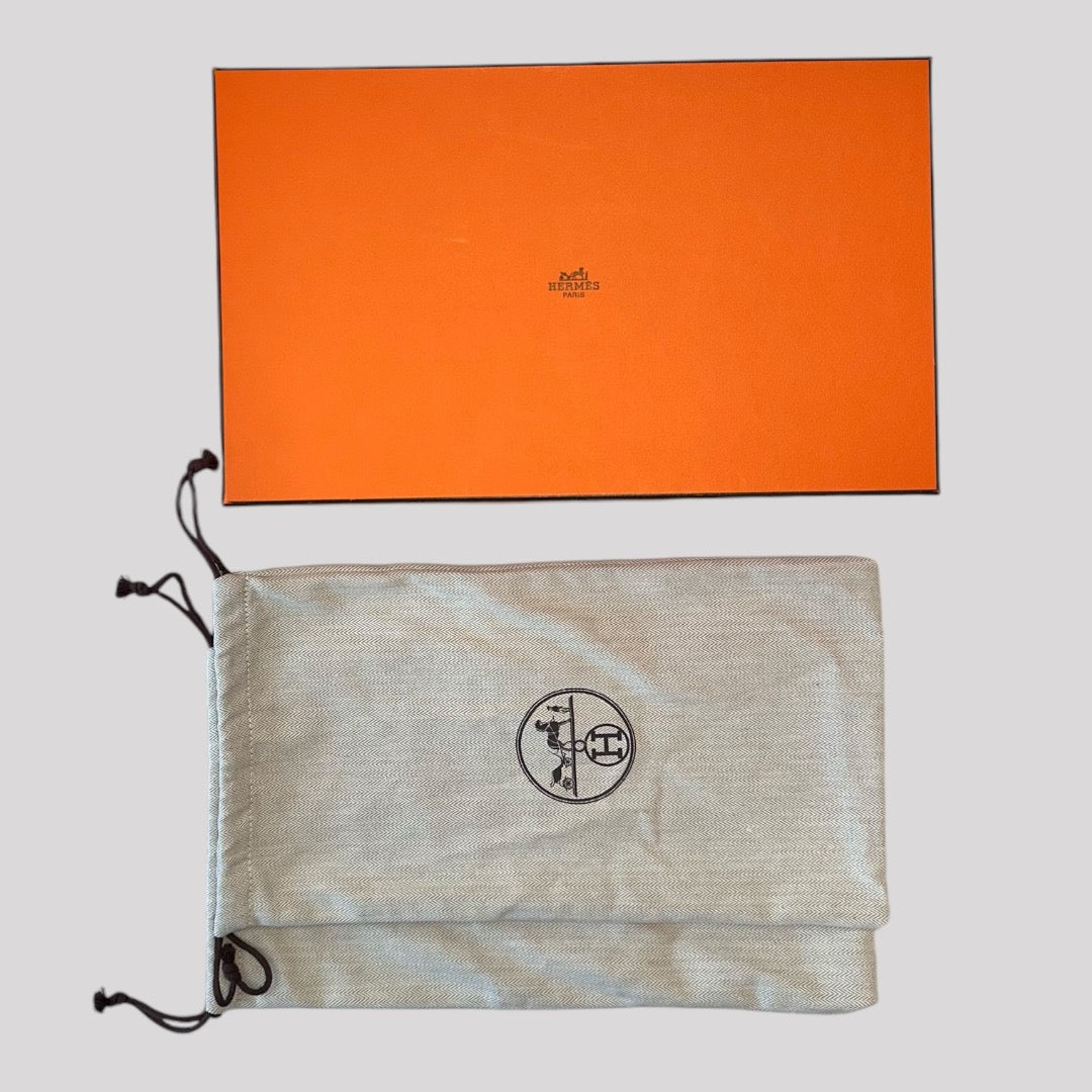 Hermes Chypre Shearling Sandals