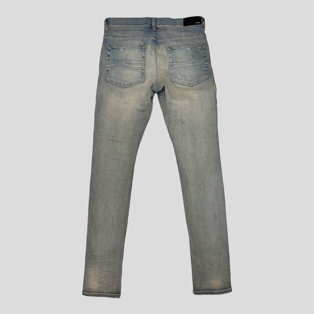 Amiri Logo Appliqué Skinny Jeans