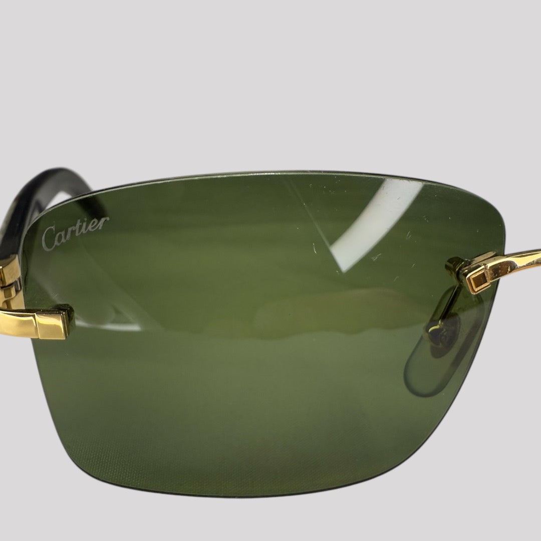 Cartier Sunglasses C Allongé De Cartier Motif