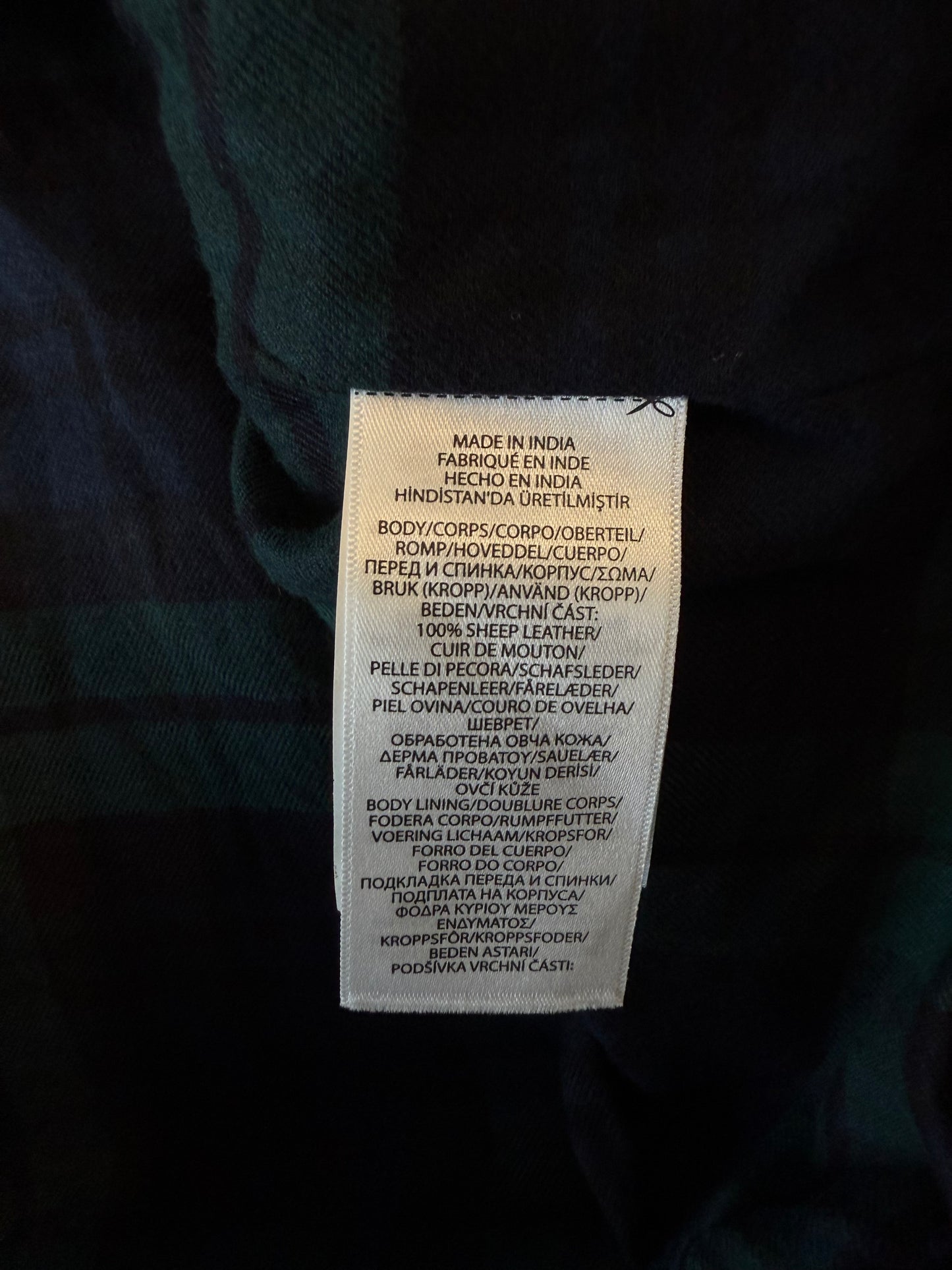 Polo Ralph Lauren Lambskin Café Racer Jacket