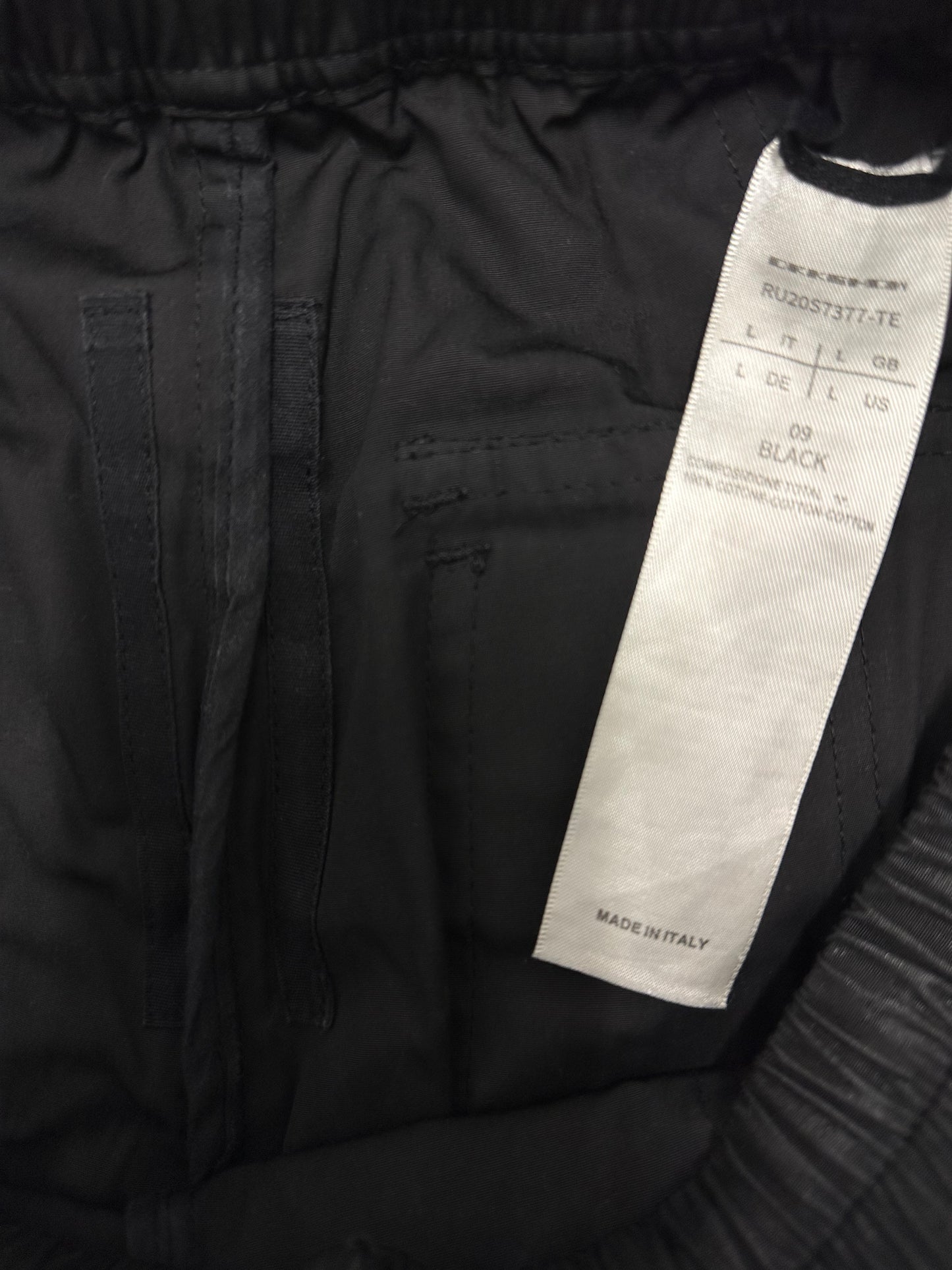 Rick Owens DRKSHDW Waxed Creatch Cargo Pants
