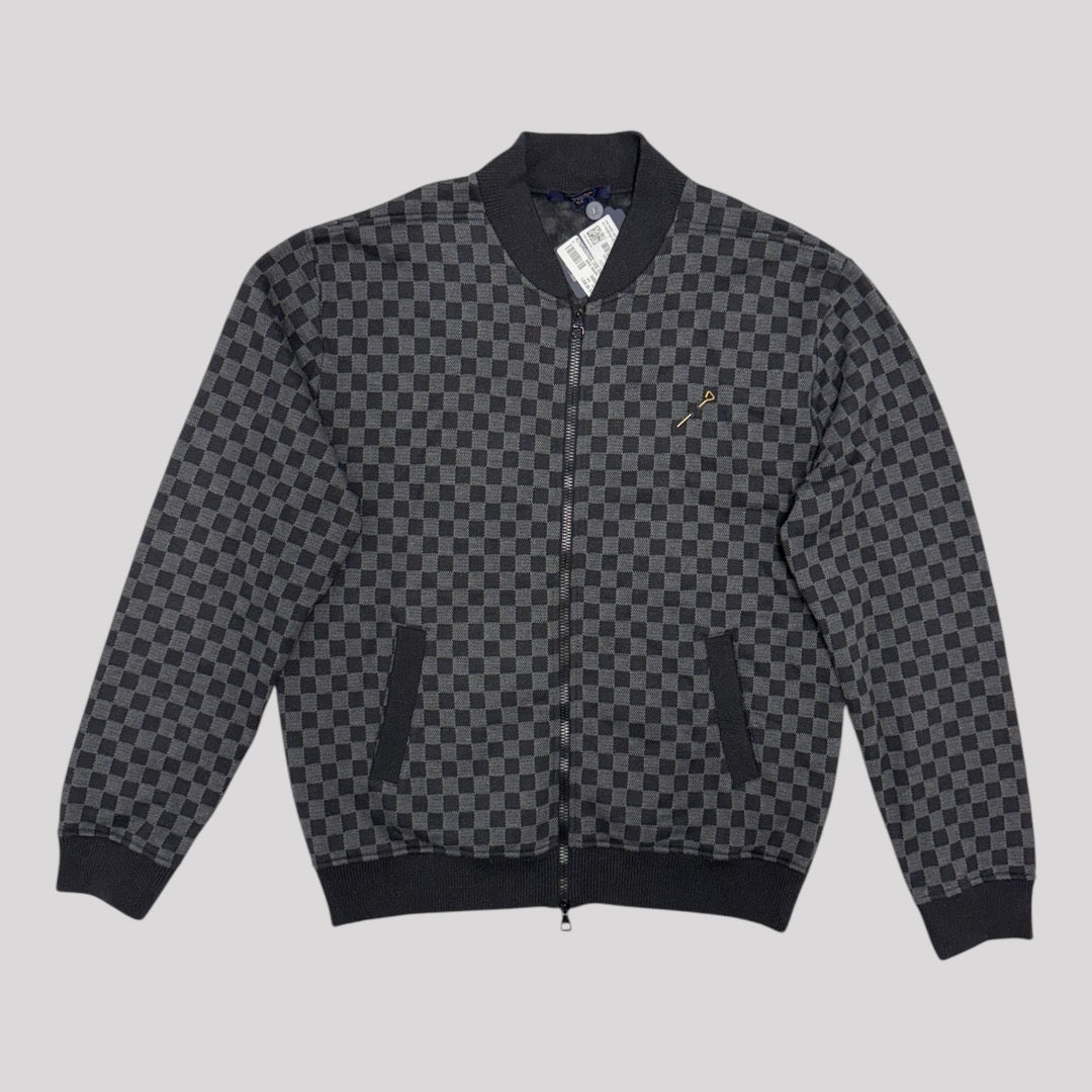 Louis Vuitton Damier Jacquard Zip-Through Bomber