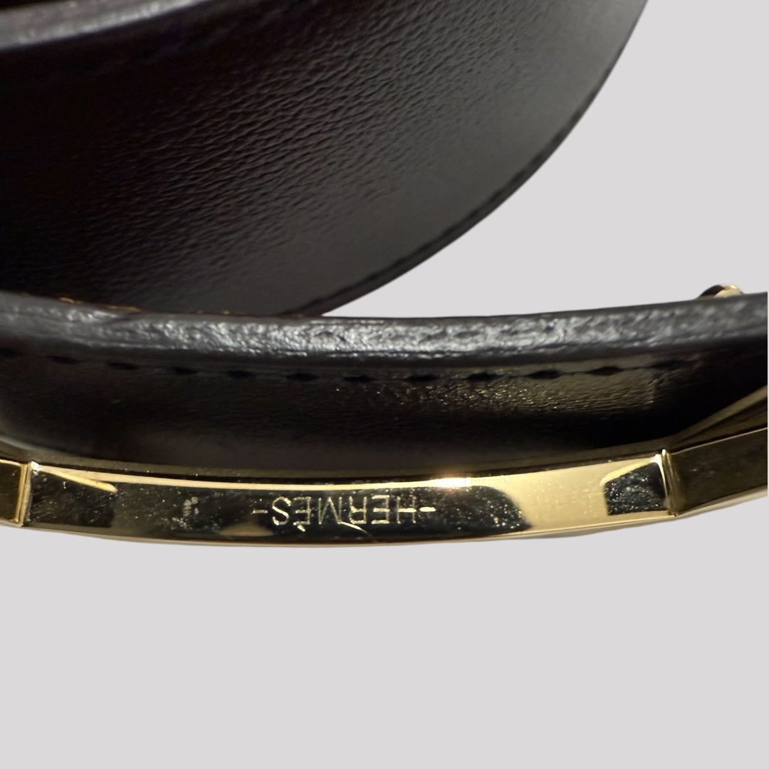 Hermes Constance belt buckle & Reversible leather strap 38 mm