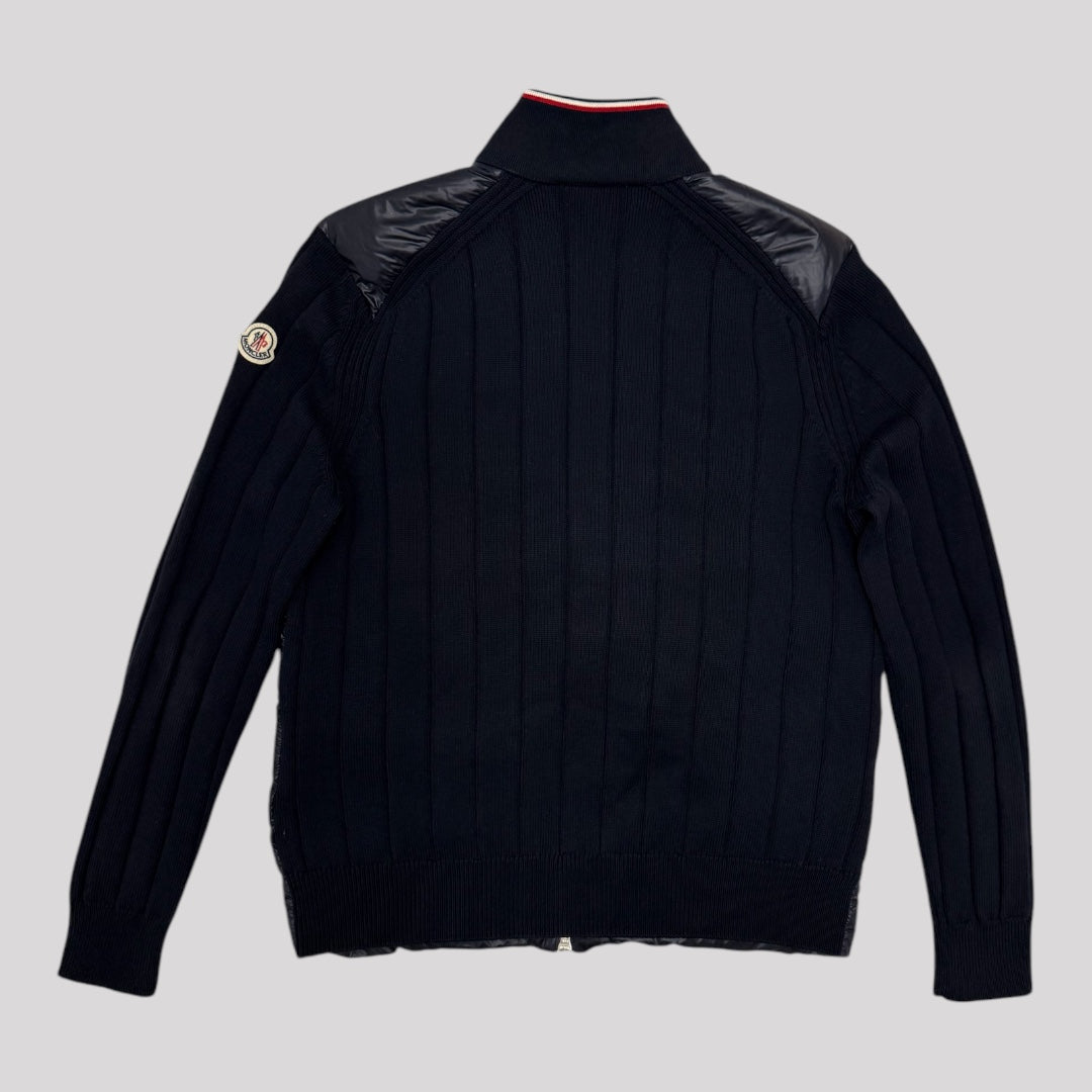Moncler Quilted Panelled Cardigan