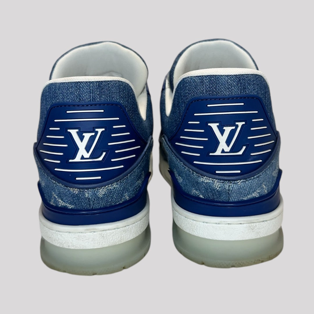 Louis Vuitton Denim Monogram Trainer Sneaker