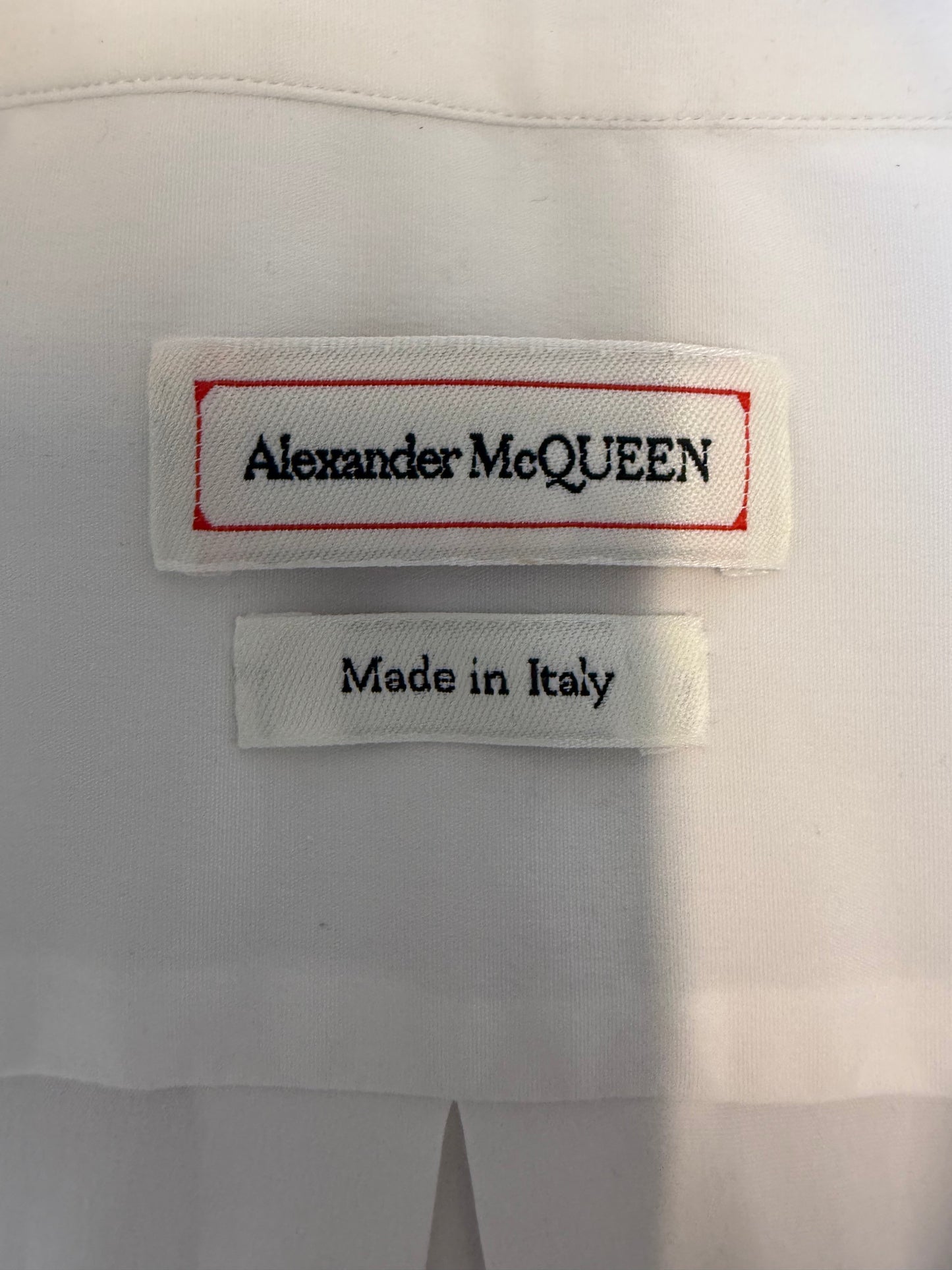 Alexander McQueen Logo Tape Short-sleeve Shirt