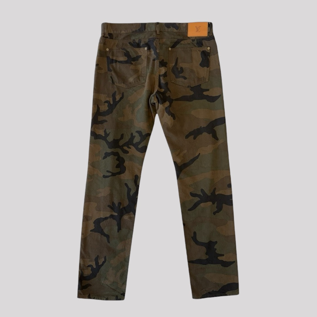 Louis Vuitton x Supreme Jacquard Monogram Denim 5-Pocket Jeans