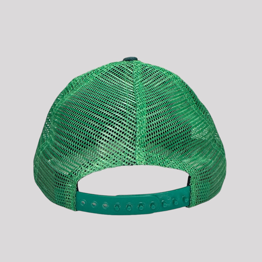 Rhude Green & White R Trucker Cap
