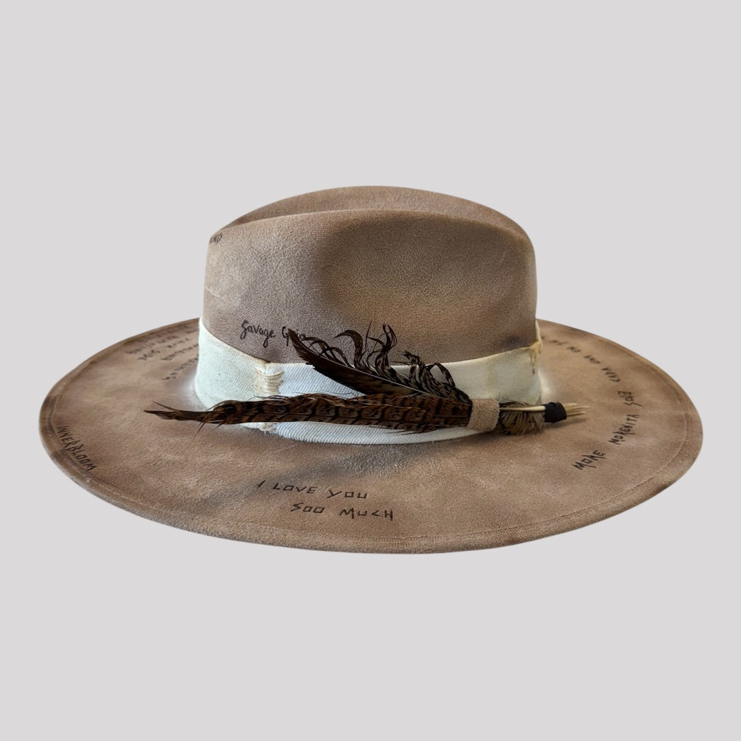 Teressa Foglia 1/1 Unisex Wide Brim Hat Burning Man