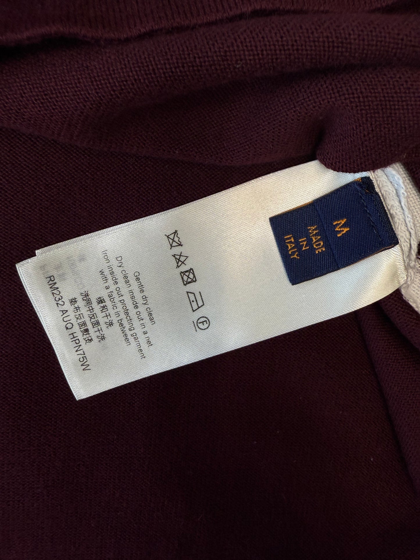 Louis Vuitton Short-Sleeved Cotton Intarsia Crewneck T-Shirt