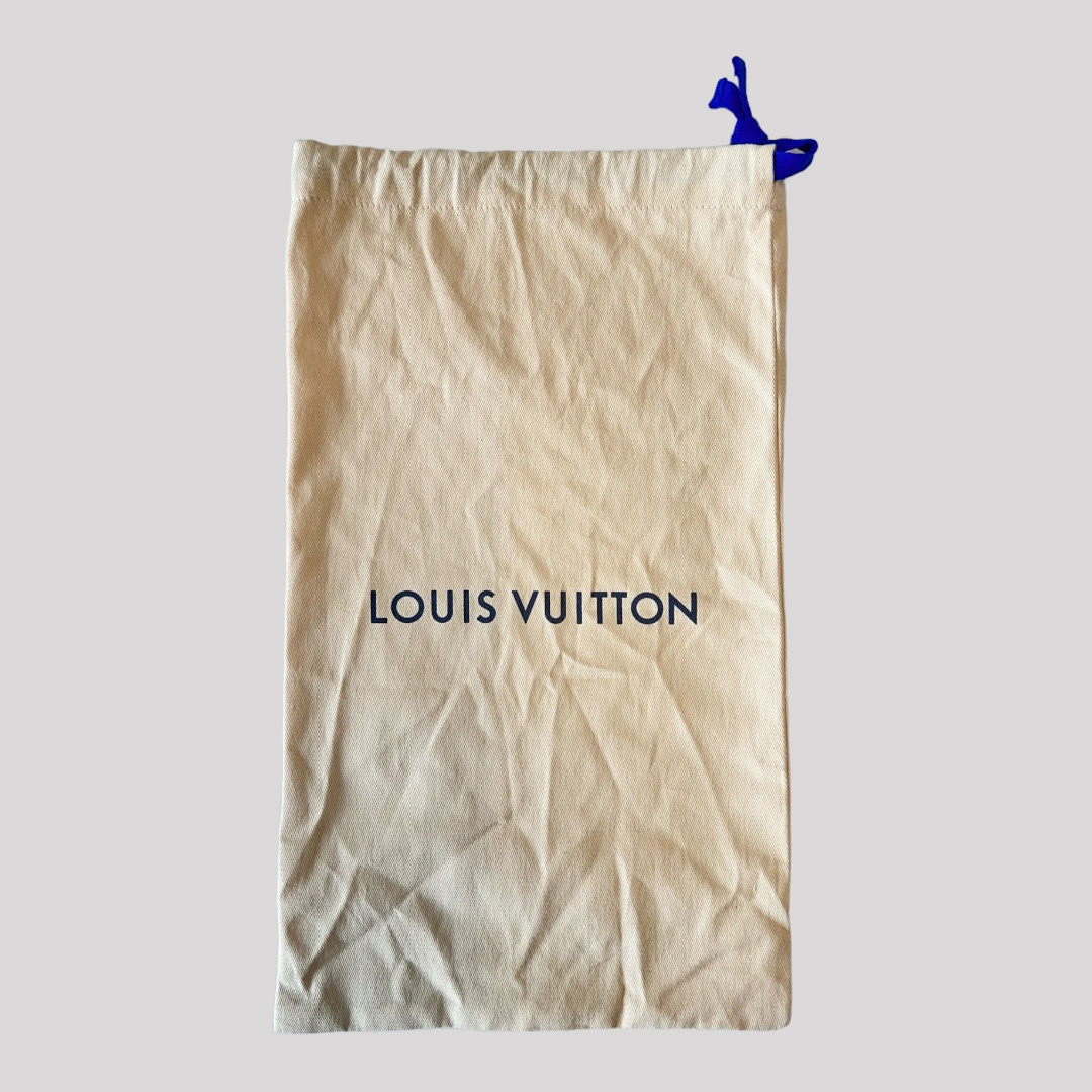 Louis Vuitton Calfskin Perforated Horizon Flat Sandals