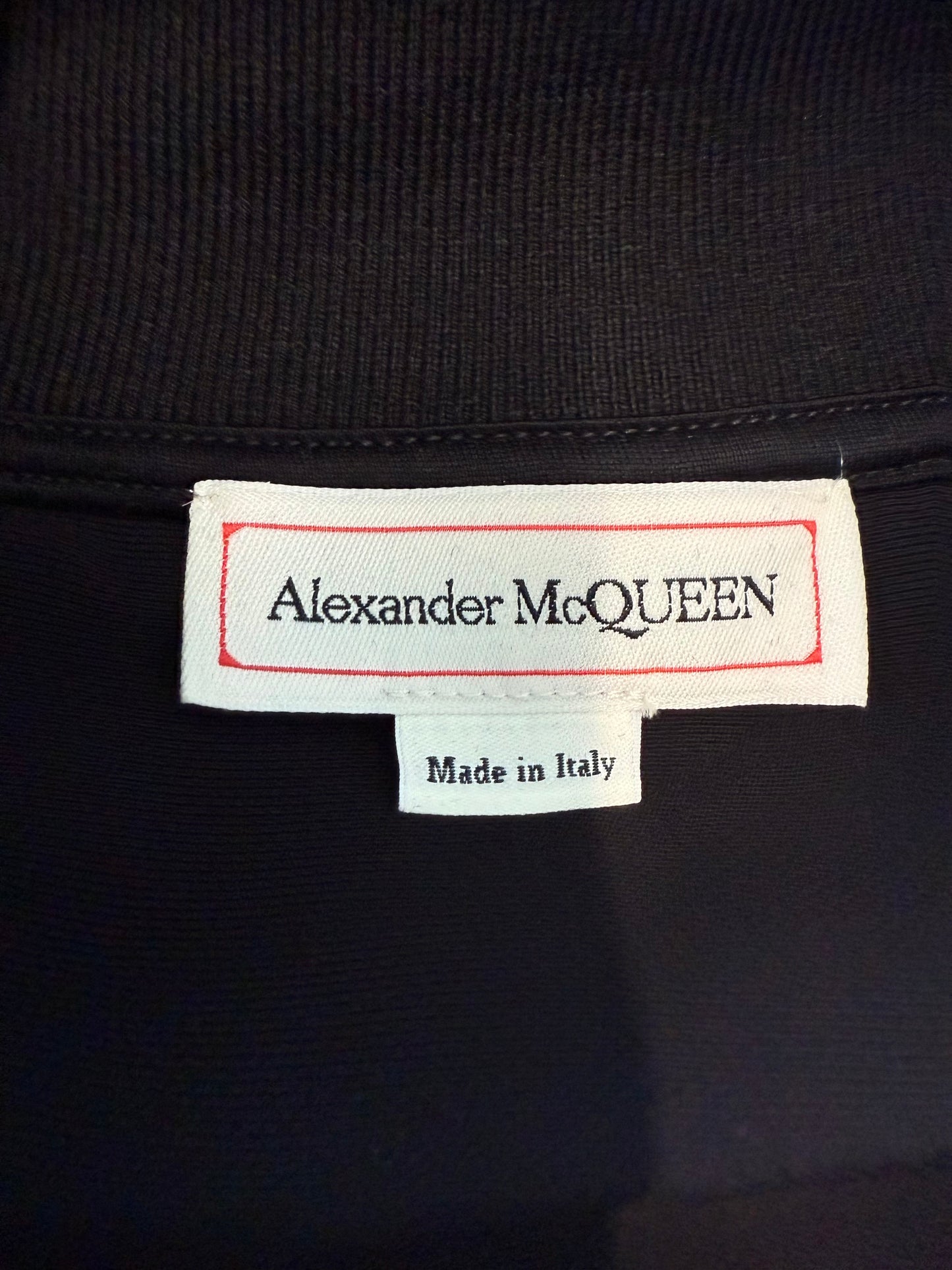 Alexnader McQueen Black Track Jacket