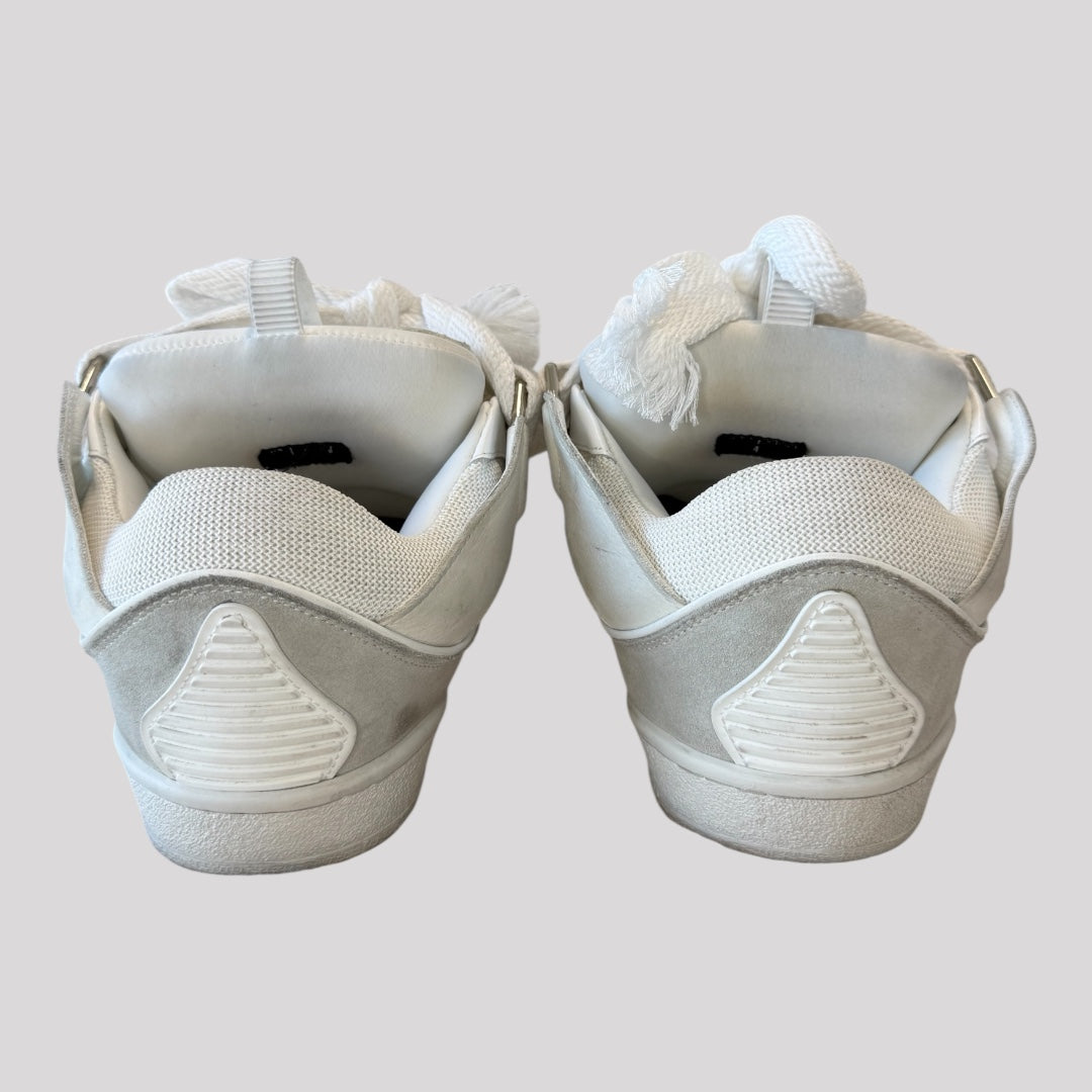 Lanvin Leather Curb Sneakers