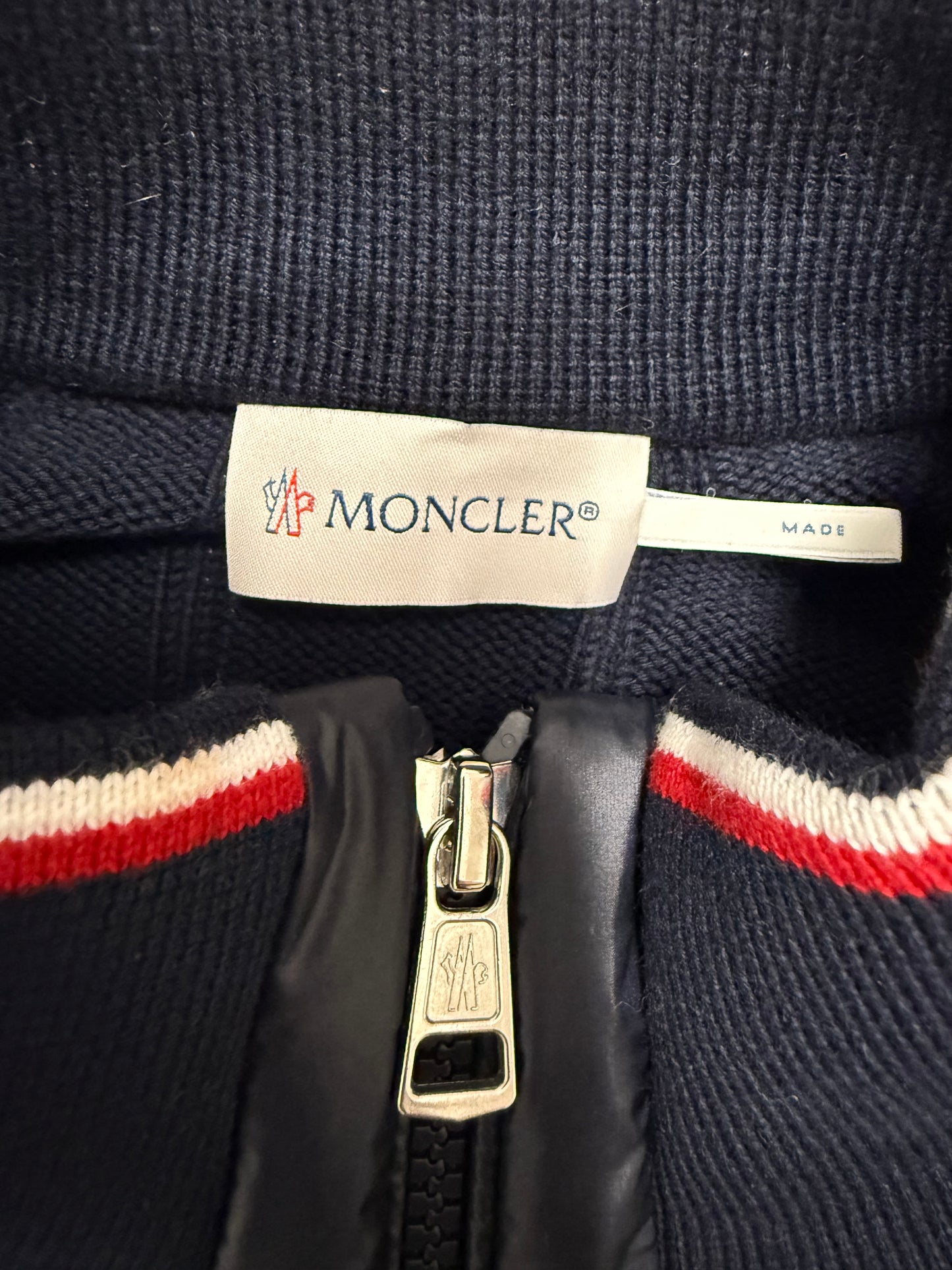Moncler Quilted Panelled Cardigan