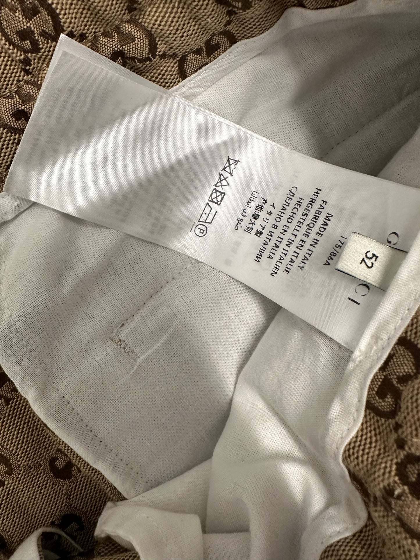 Gucci GG Monogram Cotton Canvas Pants