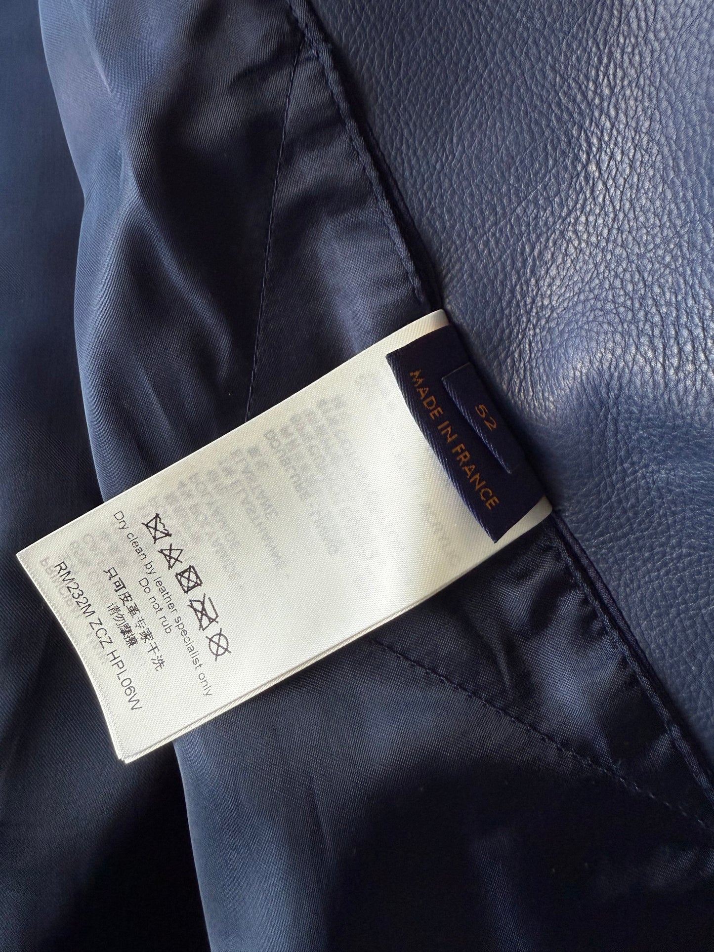 Louis Vuitton Floral Leather Mix Teddy Varsity Jacket