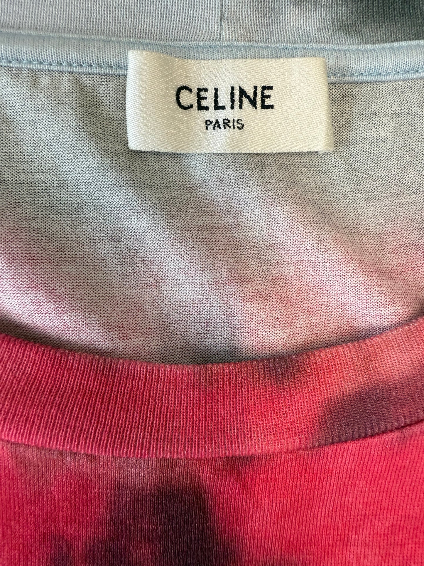 Celine Loose Tie-Dye T-Shirt