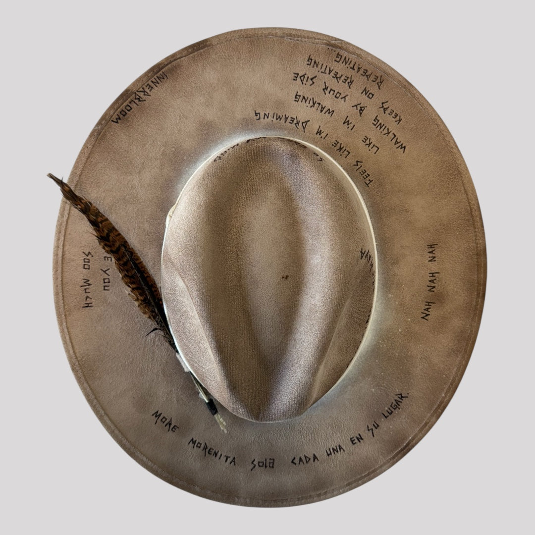 Teressa Foglia 1/1 Unisex Wide Brim Hat Burning Man