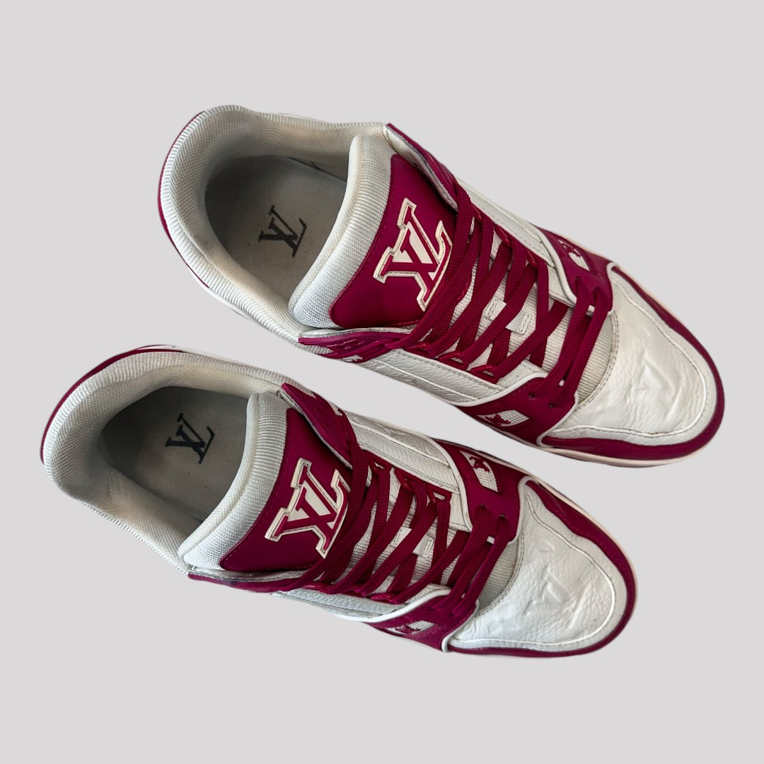 Louis Vuitton Calfskin Embossed Monogram LV Trainer