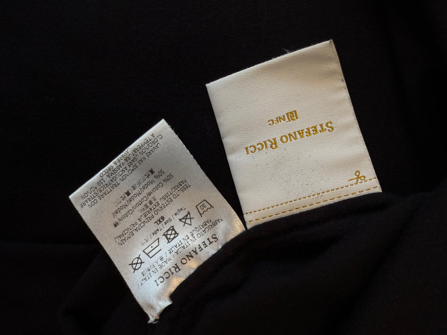 Stefano Ricci Tiger Embroidered Logo T-Shirt