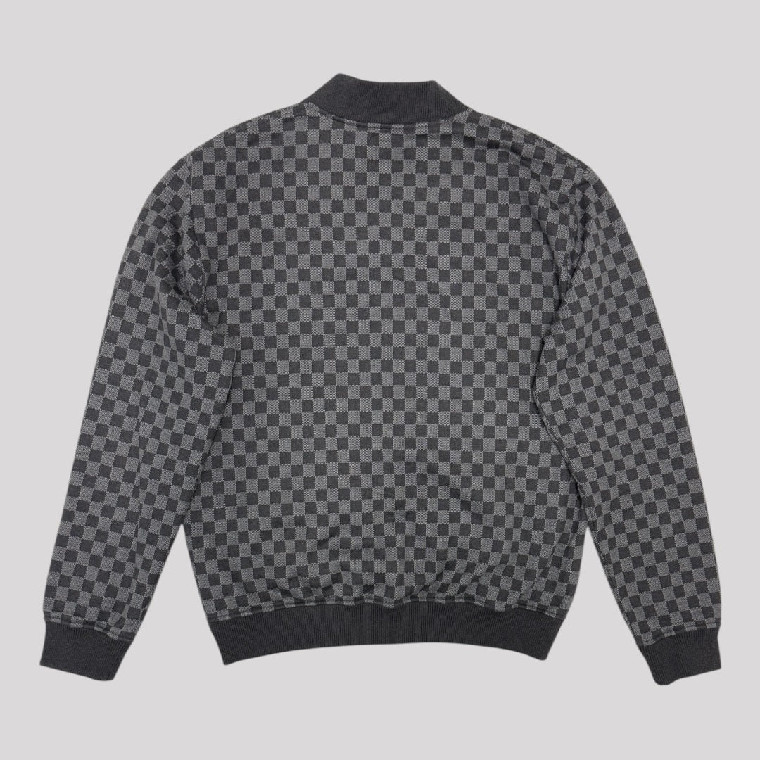 Louis Vuitton Damier Jacquard Zip-Through Bomber