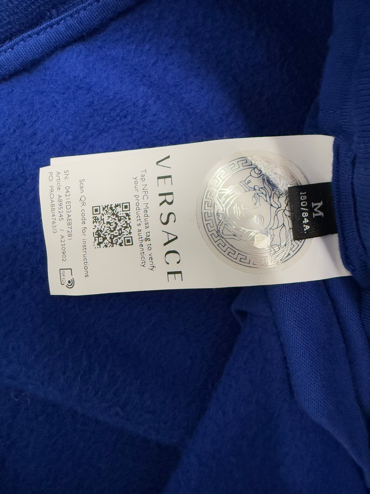 Versace Logo Embroidered Sweatpants