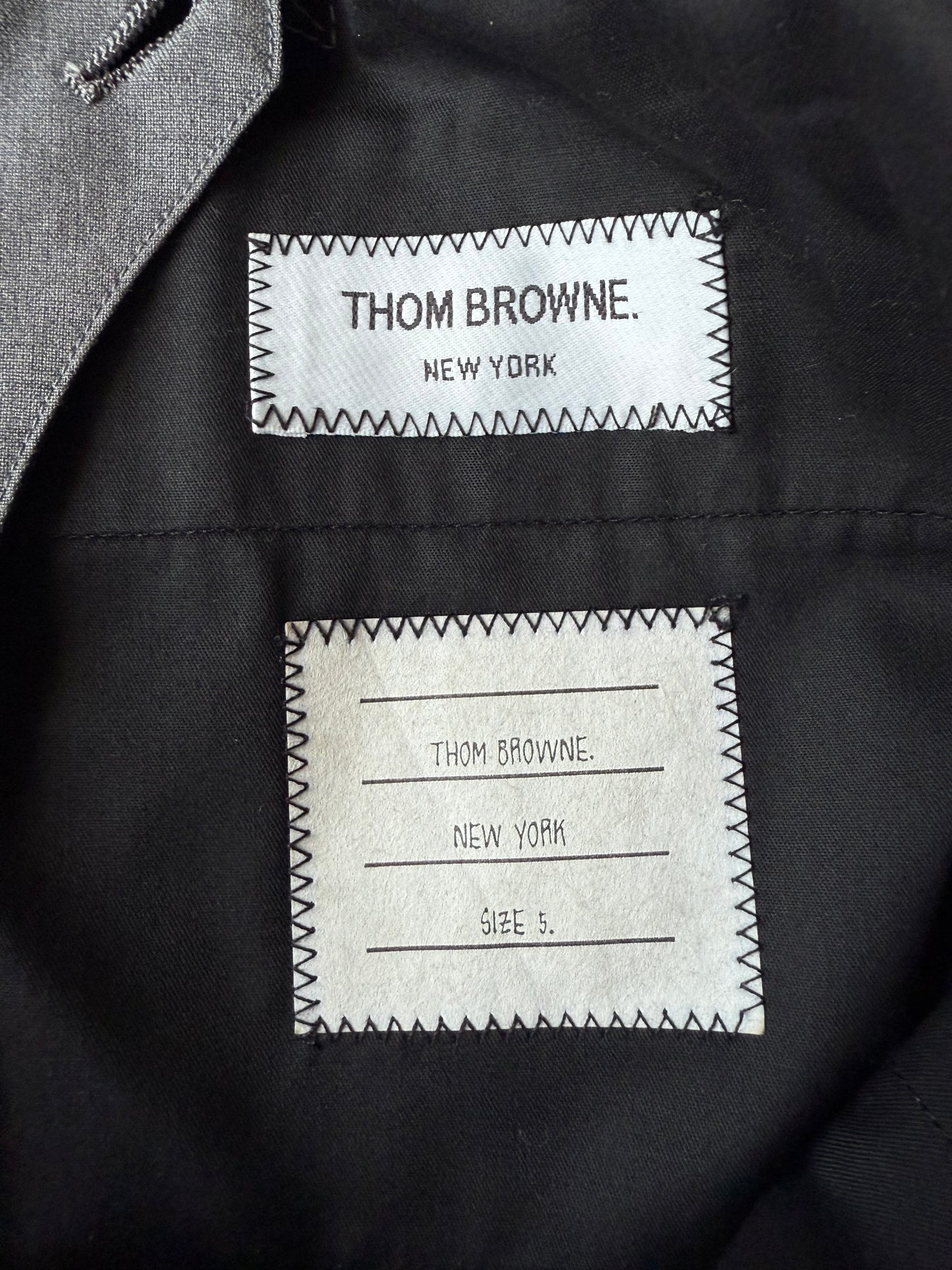 Thom browne Gray 4 Bar Trousers