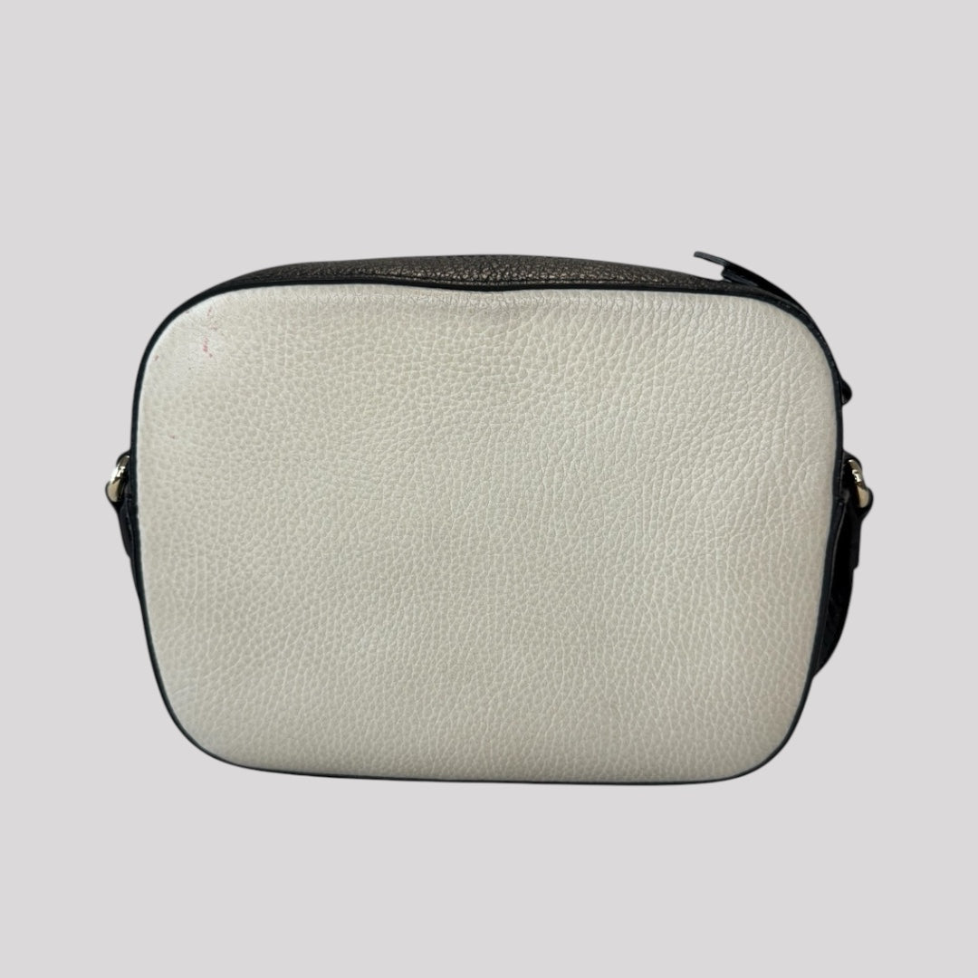 Gucci Dollar Calfskin Bi-Color Small Soho Disco Bag