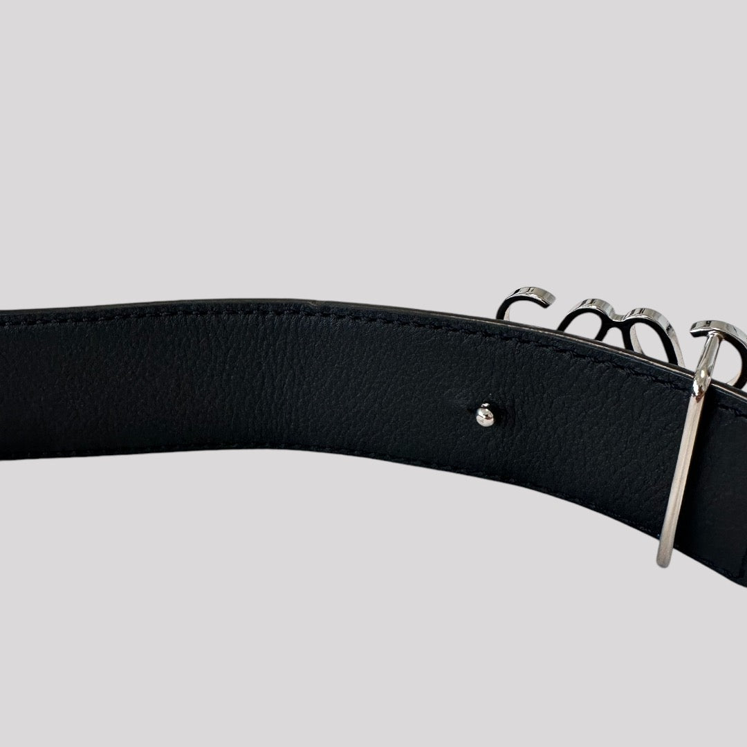 Loewe Anagram Reversible Leather Belt