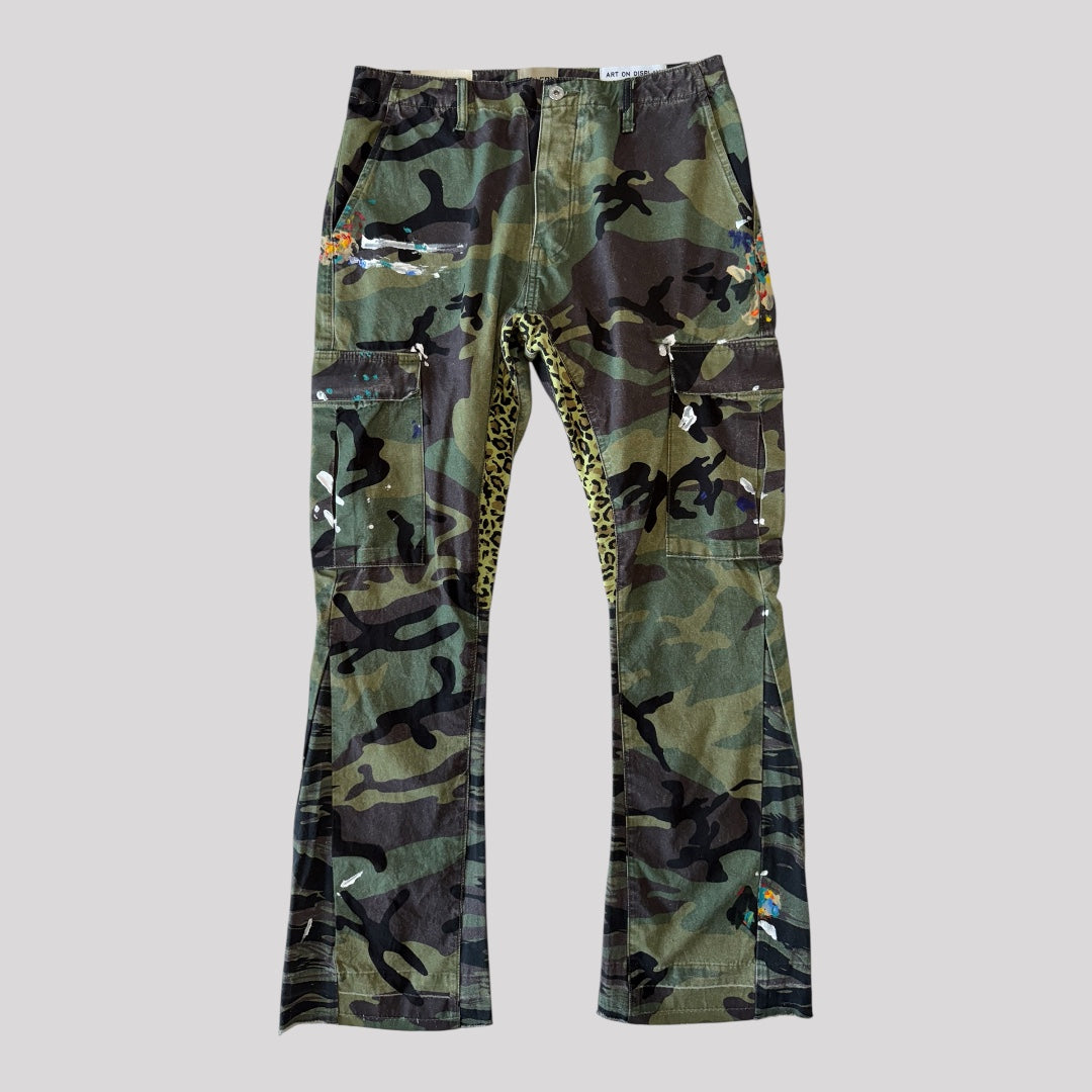 Gallery Dept Camo Flare Cargo Pants