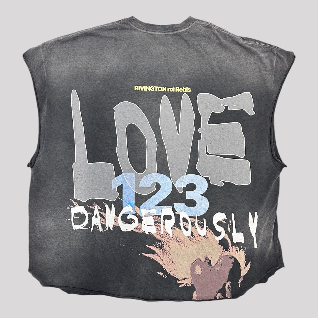 RRR123 Love Dangerously Cut Off Tee