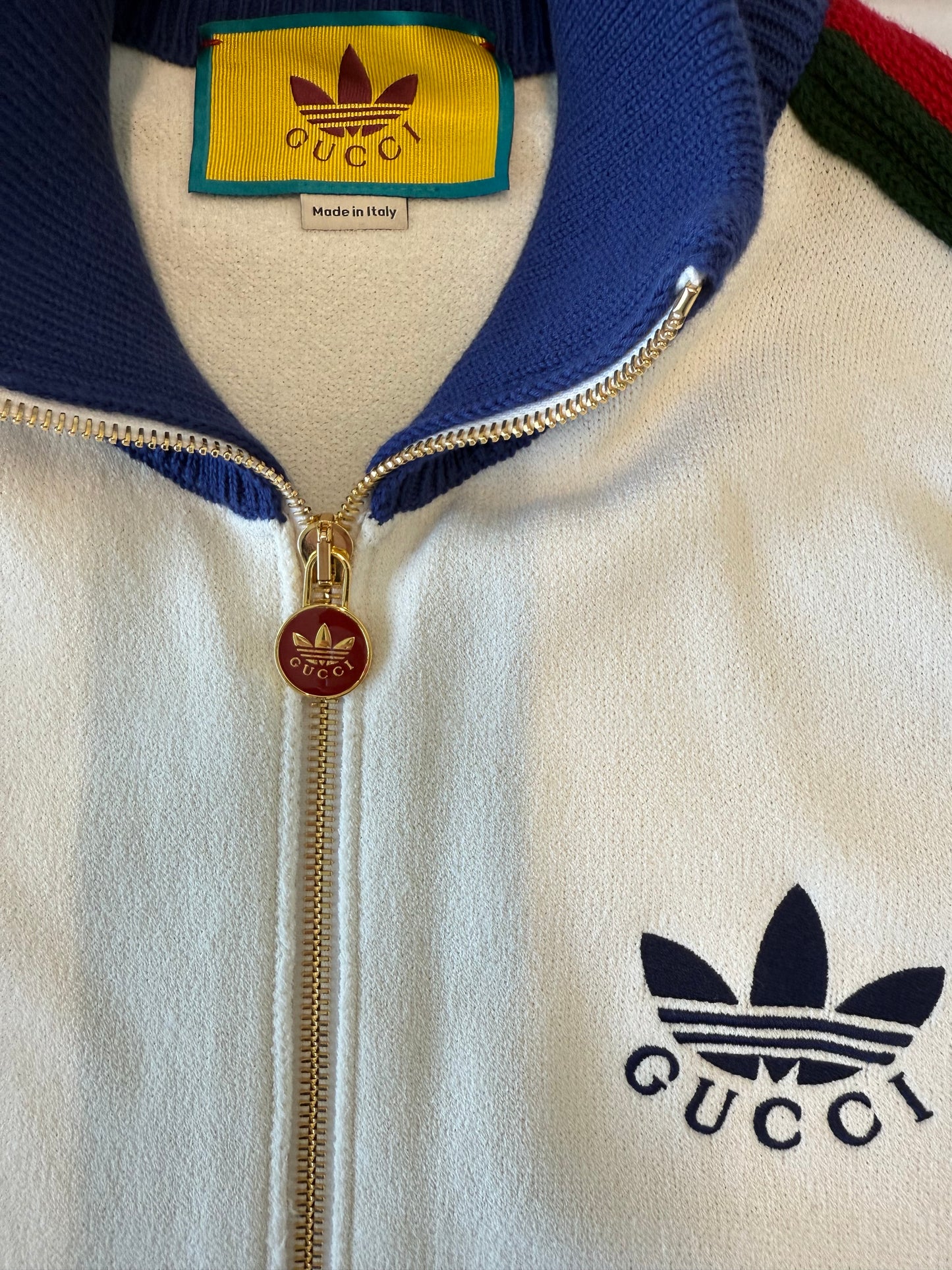 Gucci Adidas Viscose Zip-Up Jacket