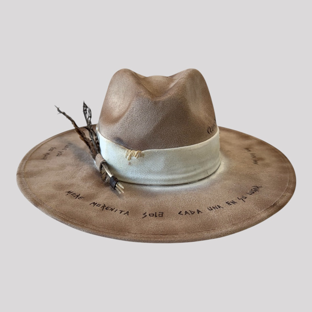 Teressa Foglia 1/1 Unisex Wide Brim Hat Burning Man