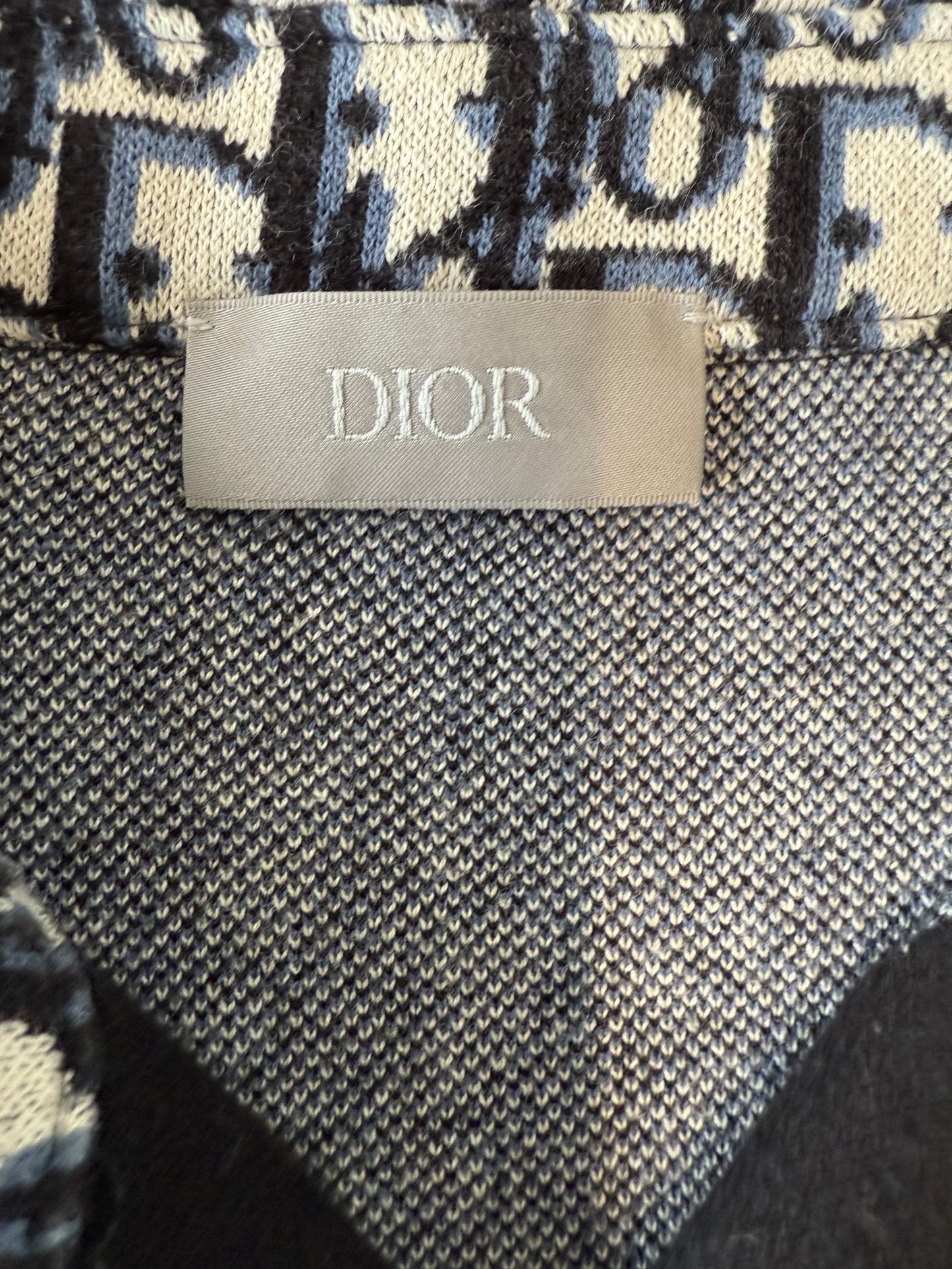 Dior Oblique Monogram Long Sleeve Shirt