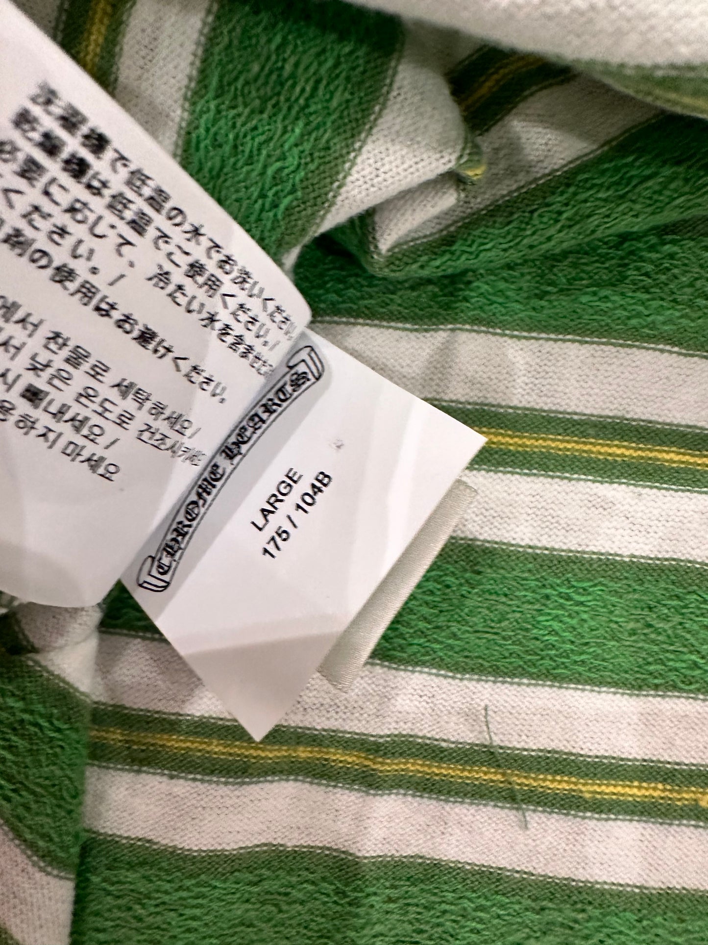 Chrome Hearts Matty Boy Limited Stripe Long Sleeve Polo