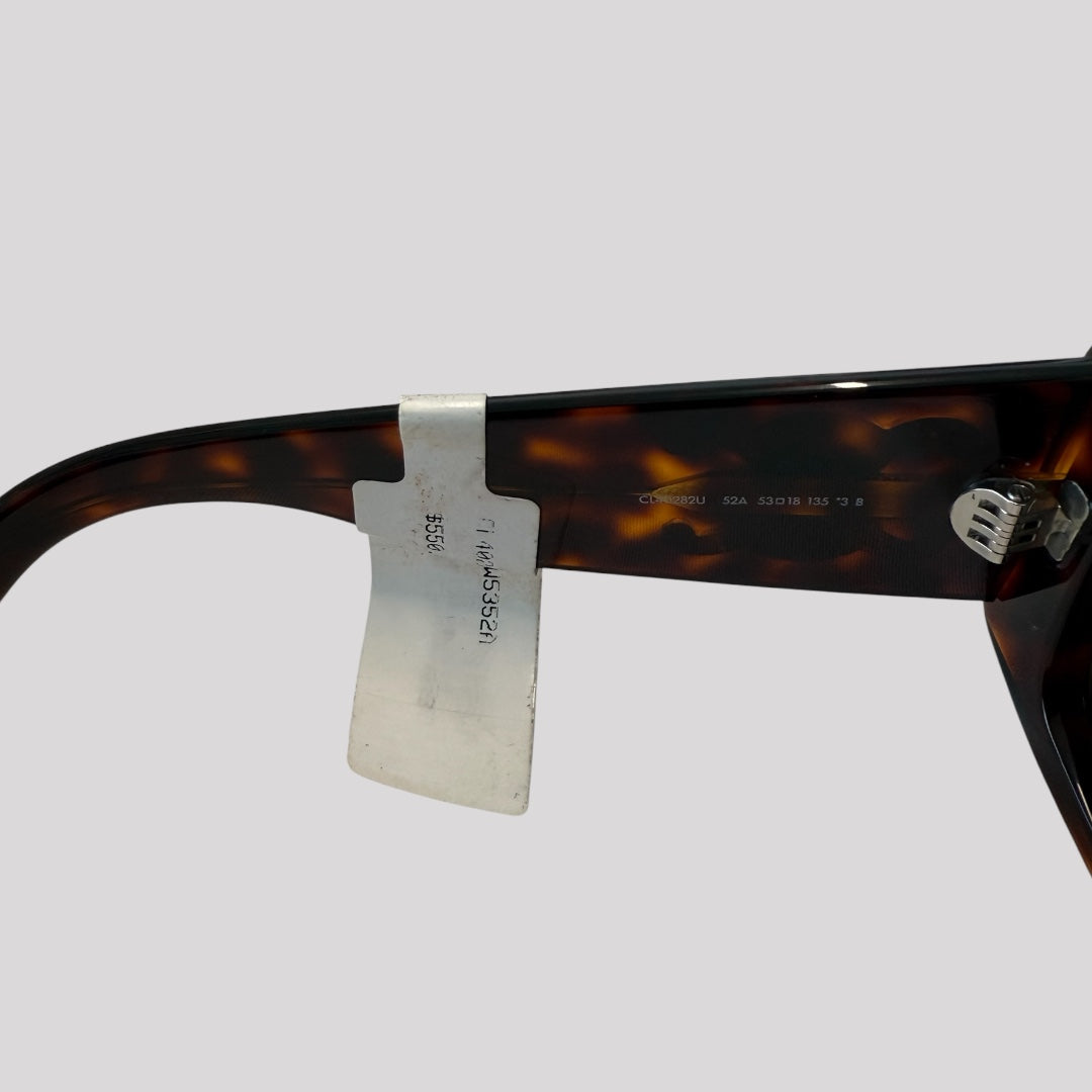 Celine Triomphe Havana Gold Sunglasses