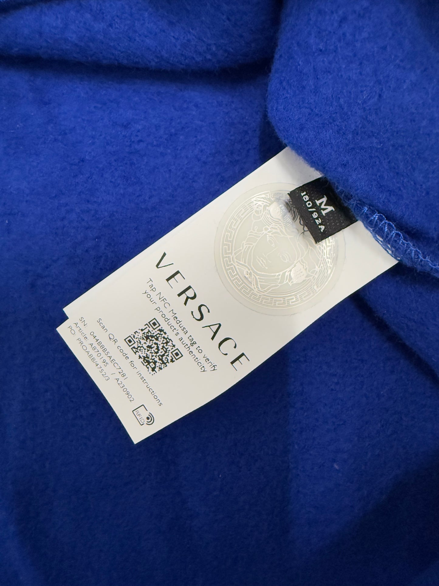 Versace Embroidered Logo Sweatshirt