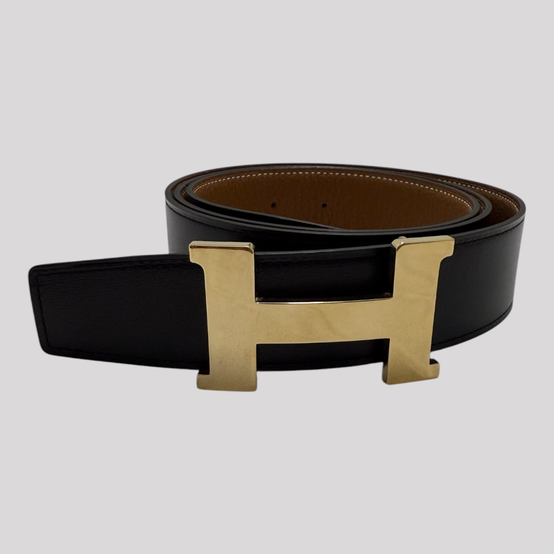 Hermes Constance belt buckle & Reversible leather strap 38 mm