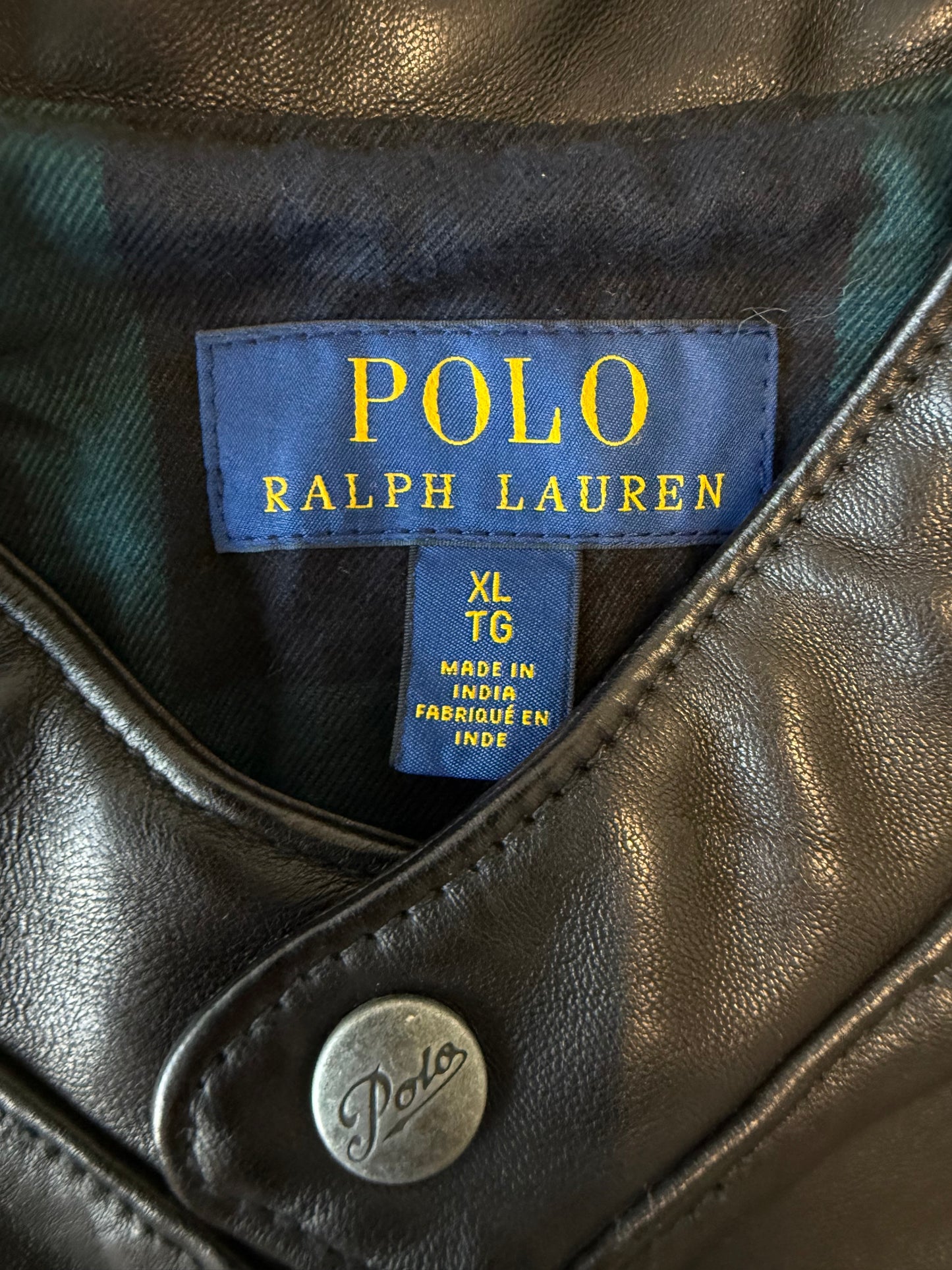 Polo Ralph Lauren Lambskin Café Racer Jacket