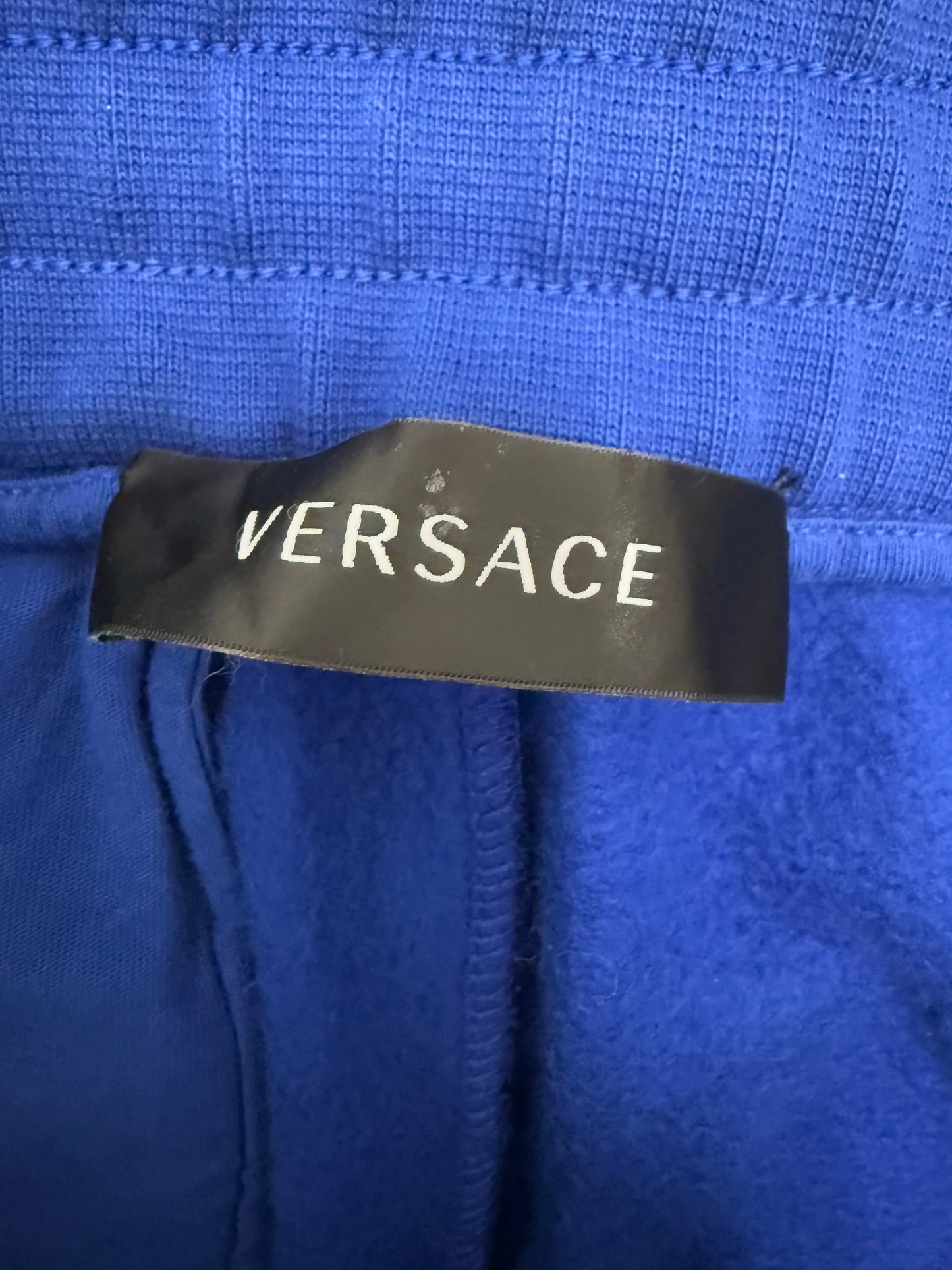 Versace Logo Embroidered Sweatpants
