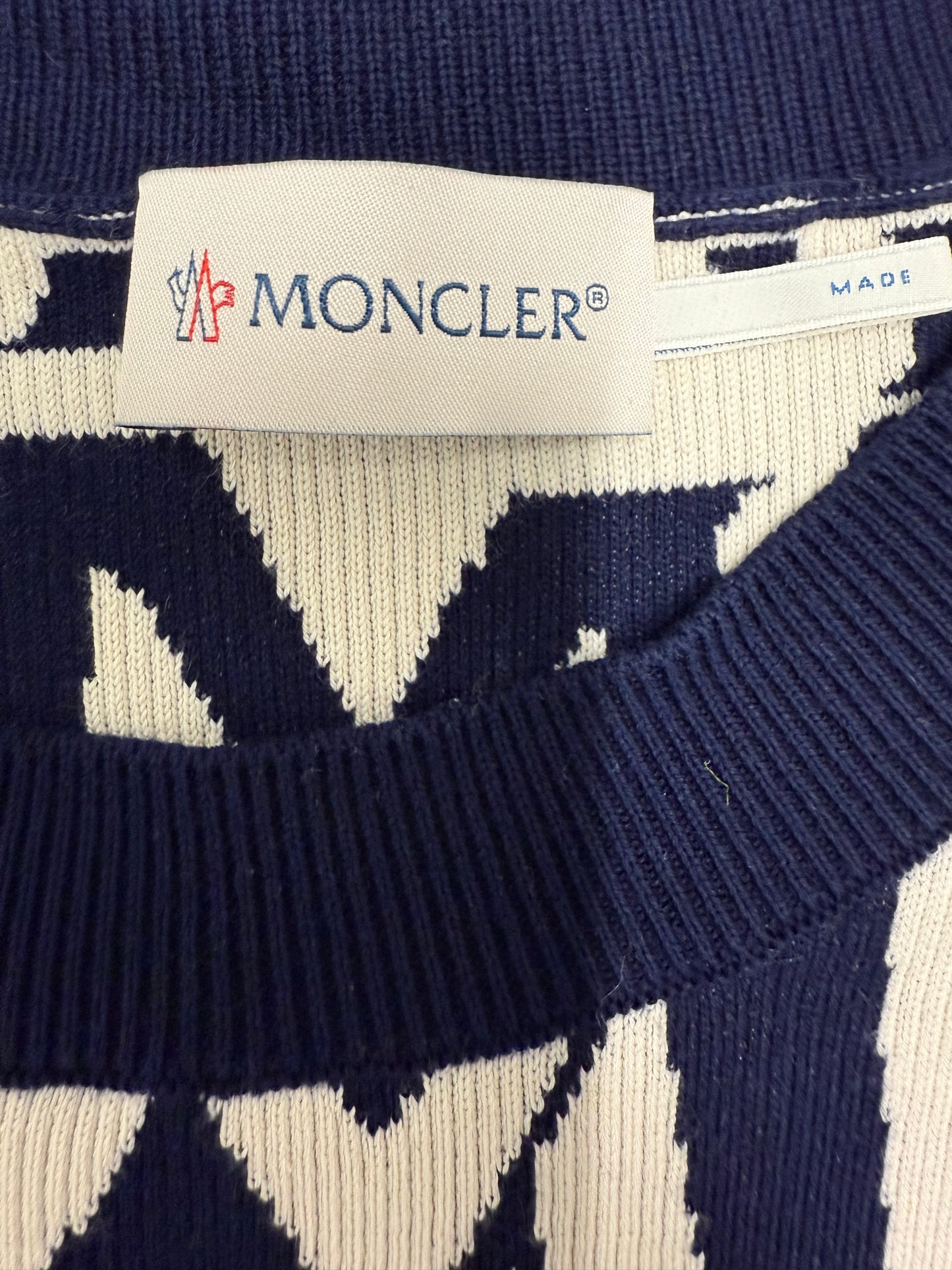Moncler Monogram-Jacquard Jumper