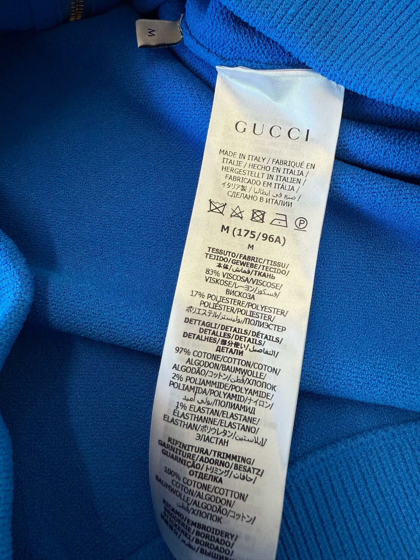 Gucci Adidas Viscose Zip-Up Jacket