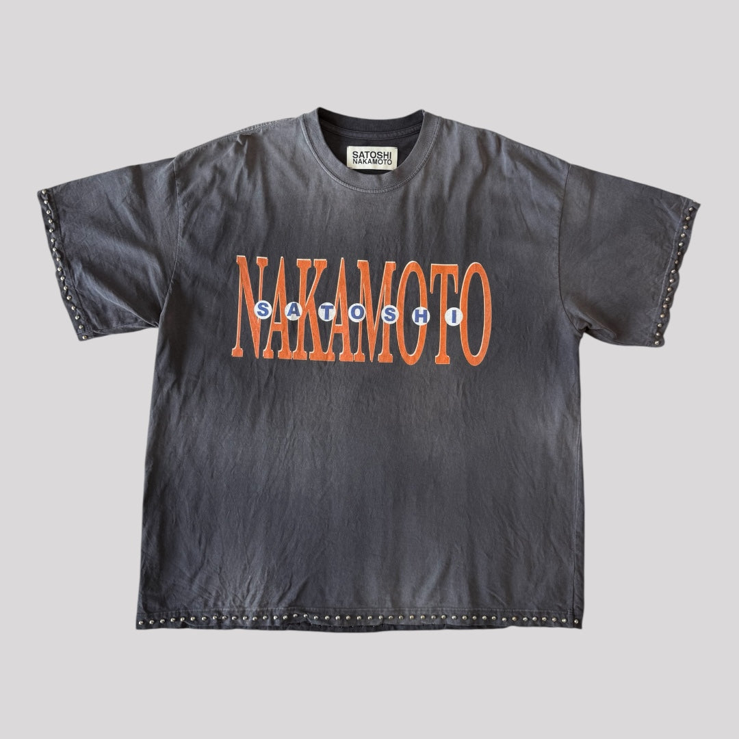 Satoshi Nakamoto Gameshow Studded T-Shirt