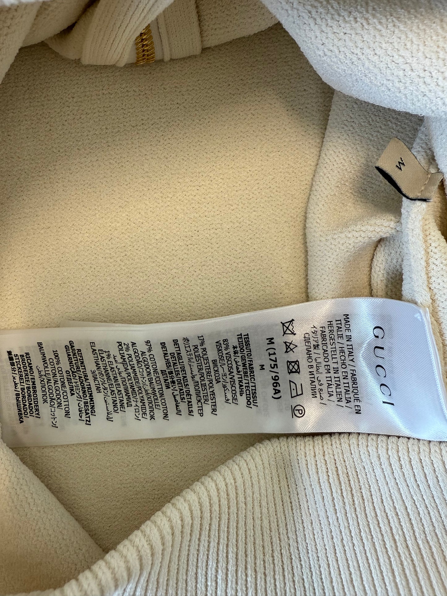 Gucci Adidas Viscose Zip-Up Jacket