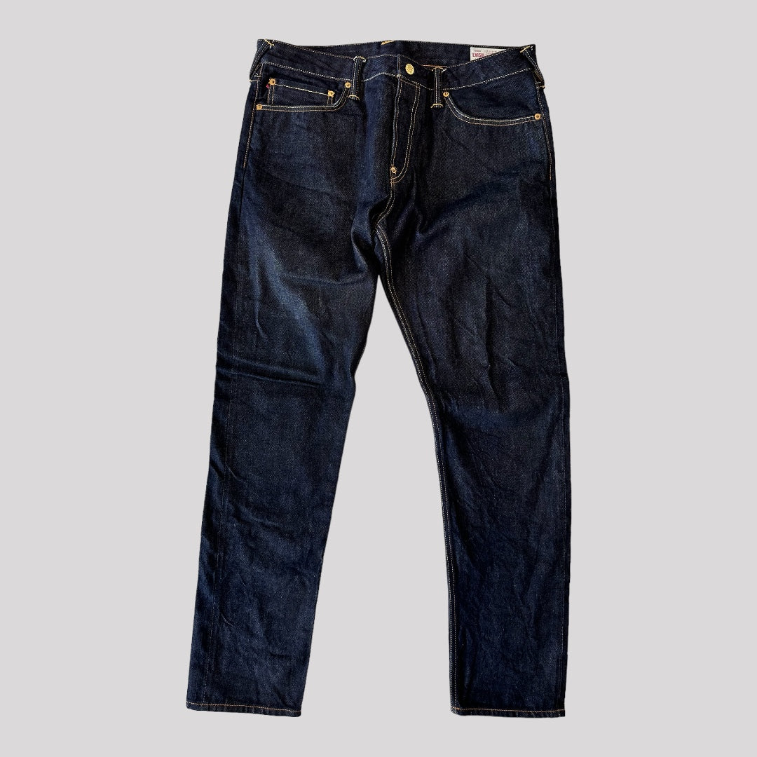 Evisu “Year of the Rat” Carrot-fit Selvedge Denim Jeans