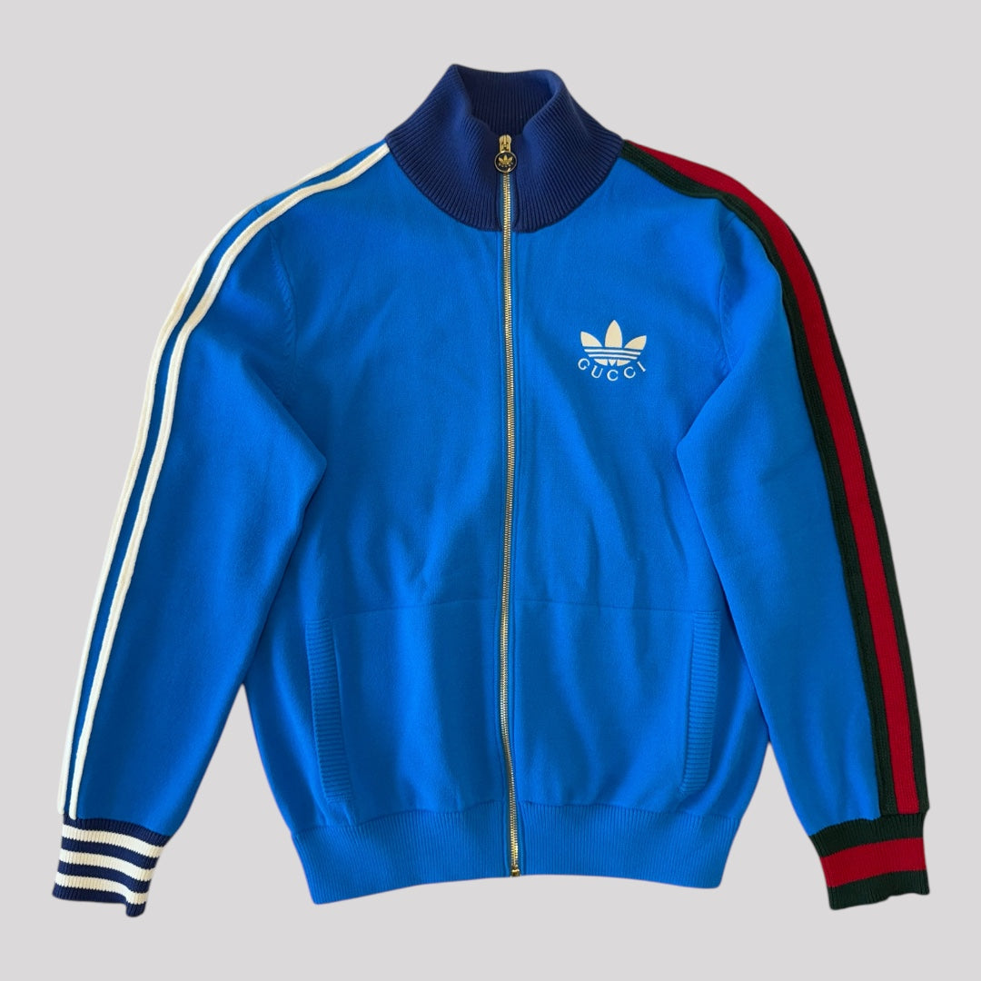 Gucci Adidas Viscose Zip-Up Jacket