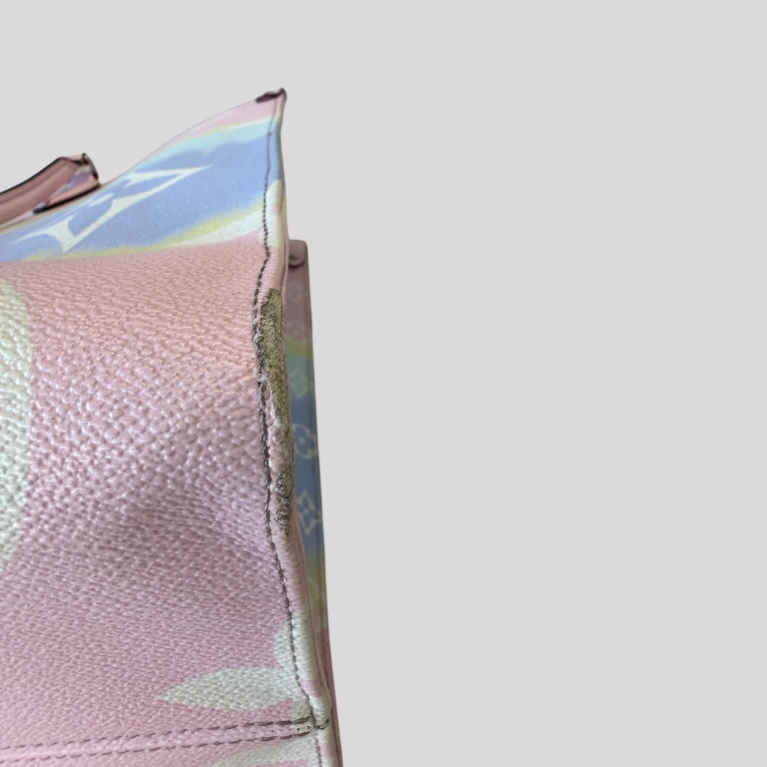 Louis Vuitton Monogram Escale Onthego GM Pastel