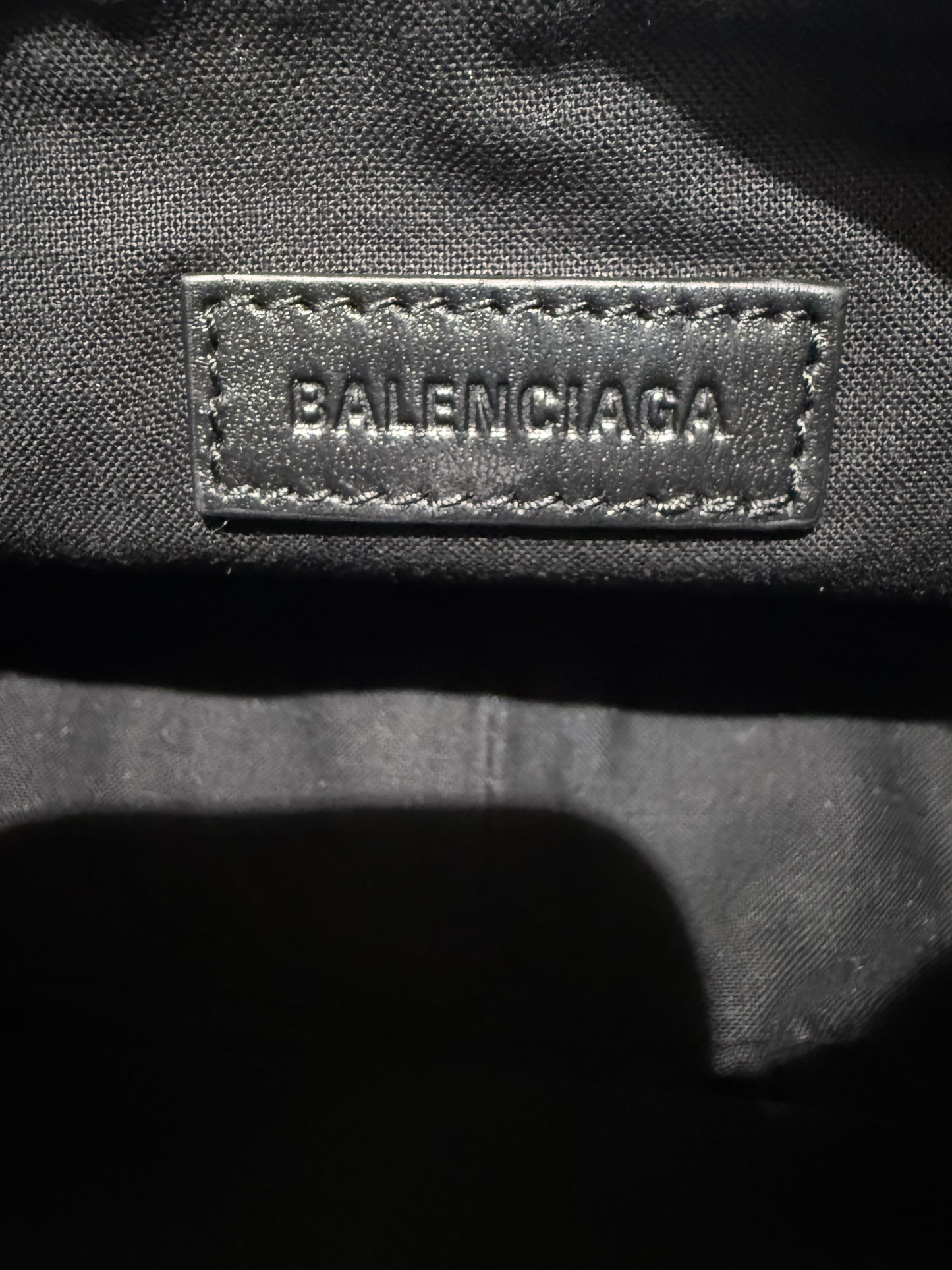 Balenciaga Le Cagole XS Shoulder Leopard Metallized Bag
